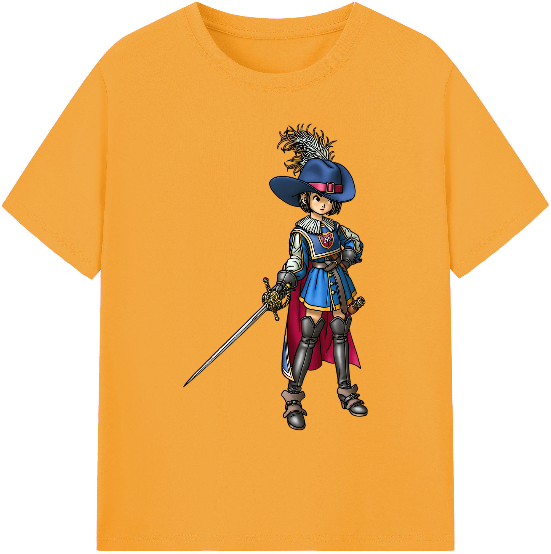 （画像用） ドラゴンクエスト Doragon Kuesuto Dragon Quest 綿100％ メンズ半袖Tシャツ｜肌触りやわらか＆通気性