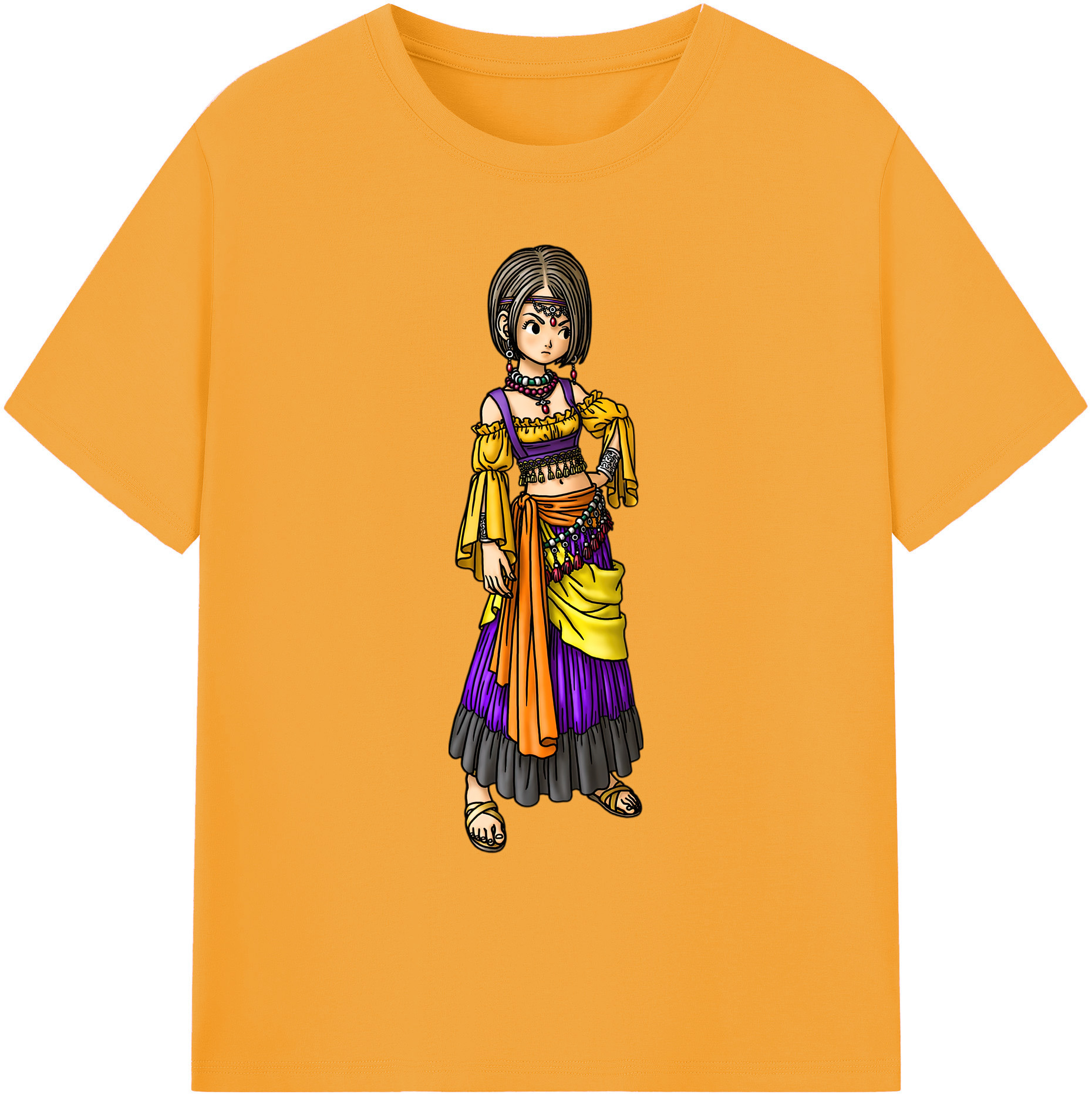 （画像用） ドラゴンクエスト Doragon Kuesuto Dragon Quest 綿100％ メンズ半袖Tシャツ｜肌触りやわらか＆通気性