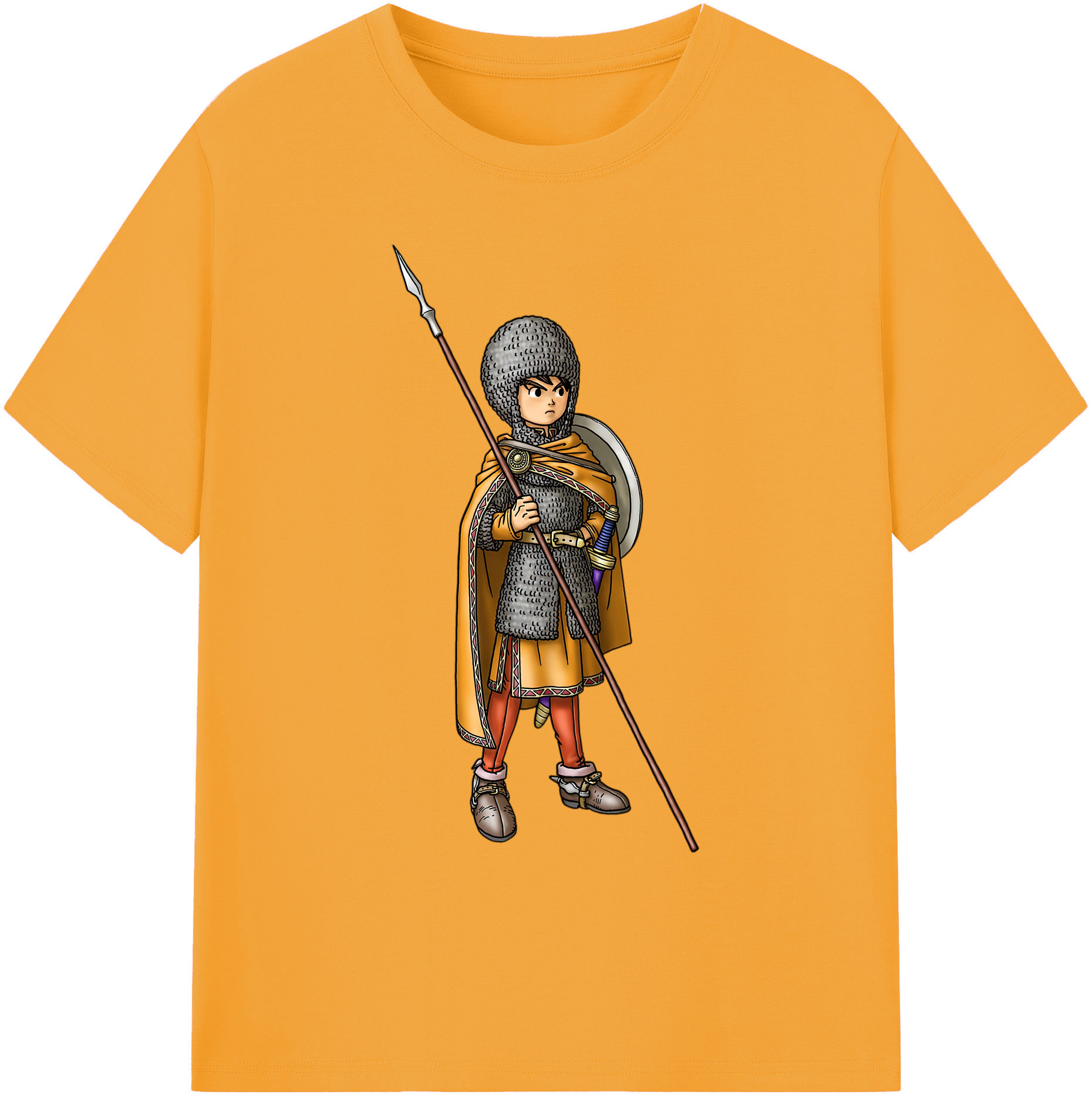 （画像用） ドラゴンクエスト Doragon Kuesuto Dragon Quest 綿100％ メンズ半袖Tシャツ｜肌触りやわらか＆通気性