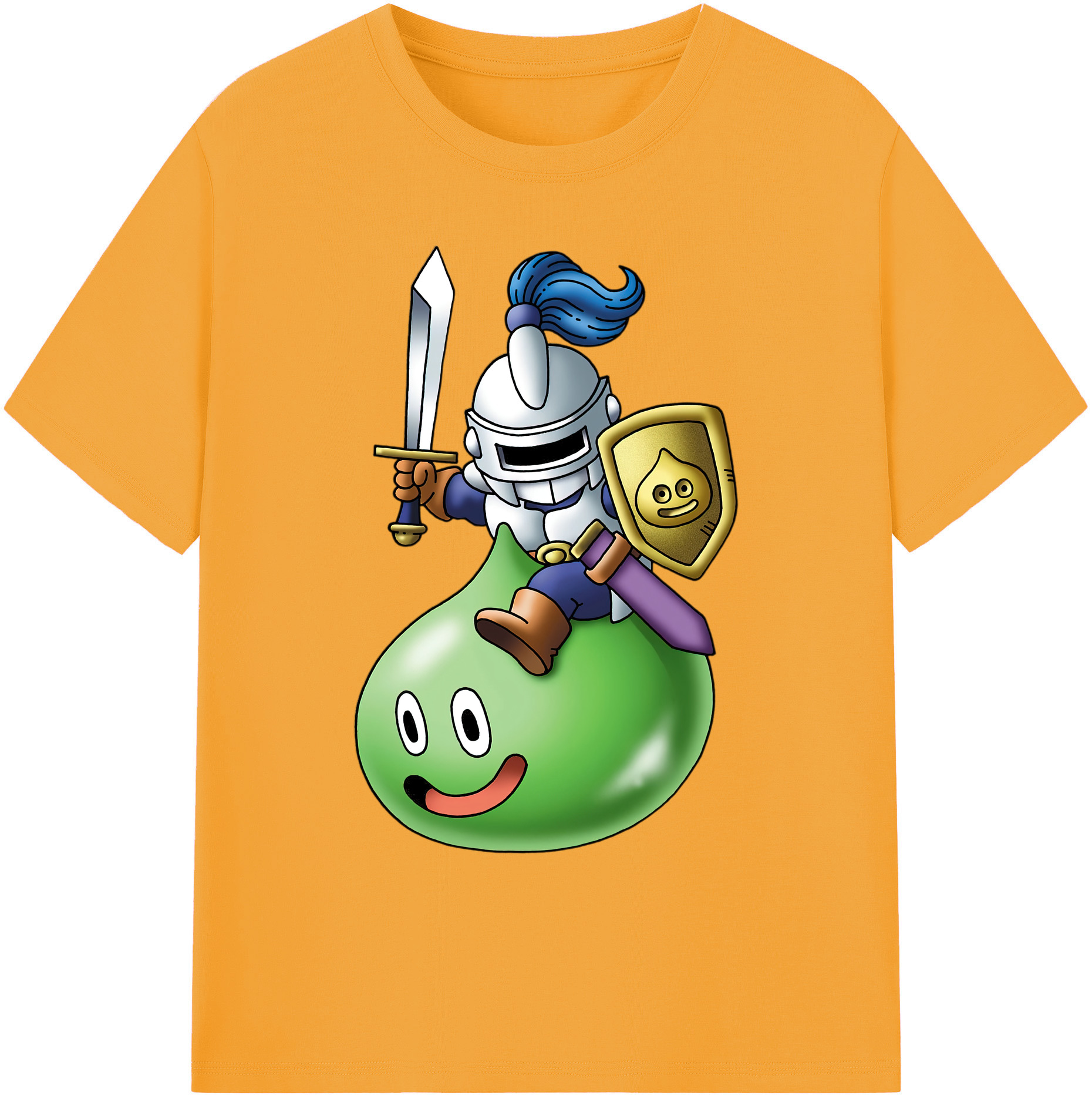 （画像用） ドラゴンクエスト Doragon Kuesuto Dragon Quest 綿100％ メンズ半袖Tシャツ｜肌触りやわらか＆通気性