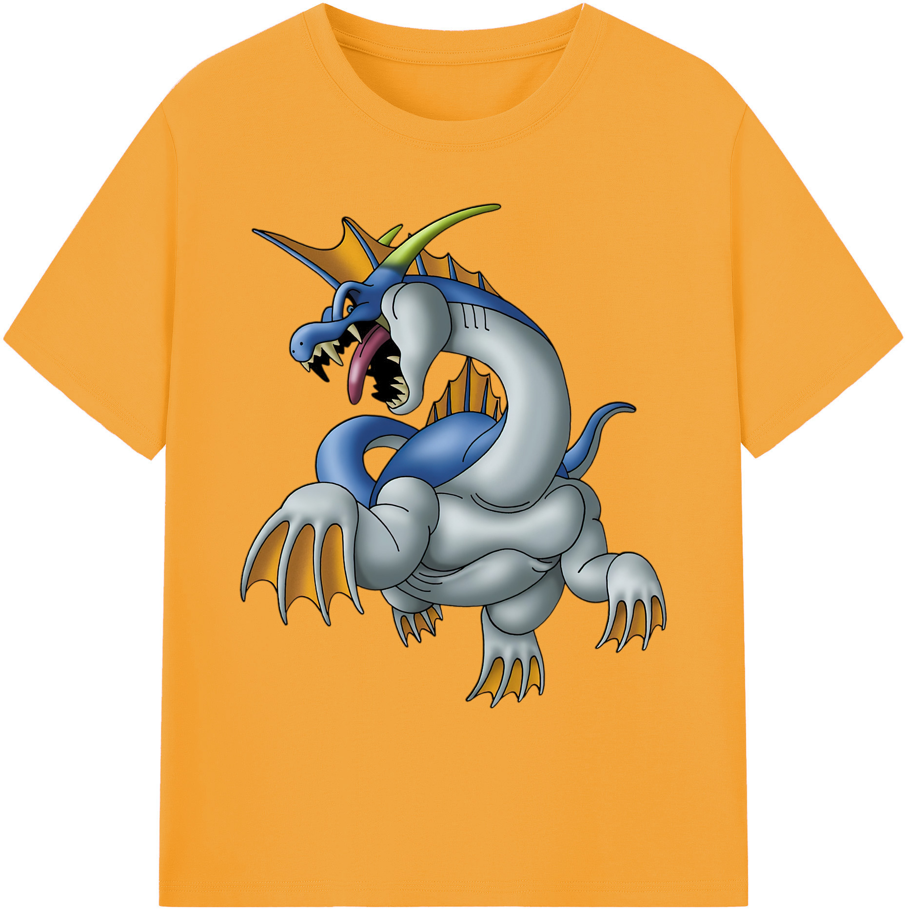 （画像用） ドラゴンクエスト Doragon Kuesuto Dragon Quest 綿100％ メンズ半袖Tシャツ｜肌触りやわらか＆通気性