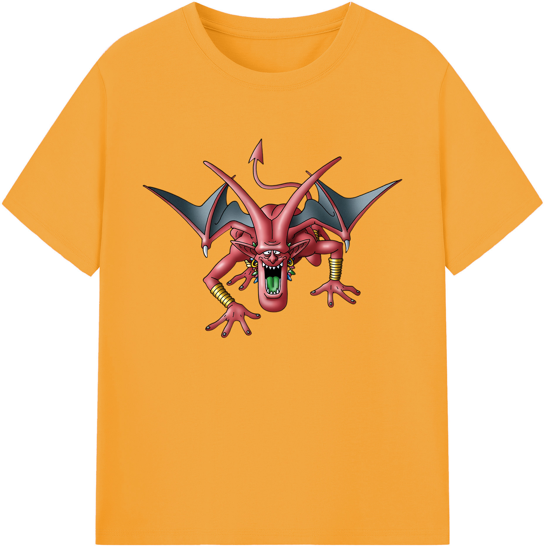 （画像用） ドラゴンクエスト Doragon Kuesuto Dragon Quest 綿100％ メンズ半袖Tシャツ｜肌触りやわらか＆通気性