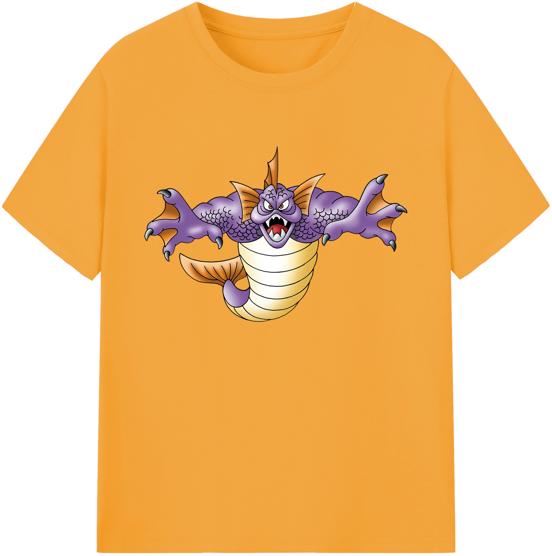 （画像用） ドラゴンクエスト Doragon Kuesuto Dragon Quest 綿100％ メンズ半袖Tシャツ｜肌触りやわらか＆通気性