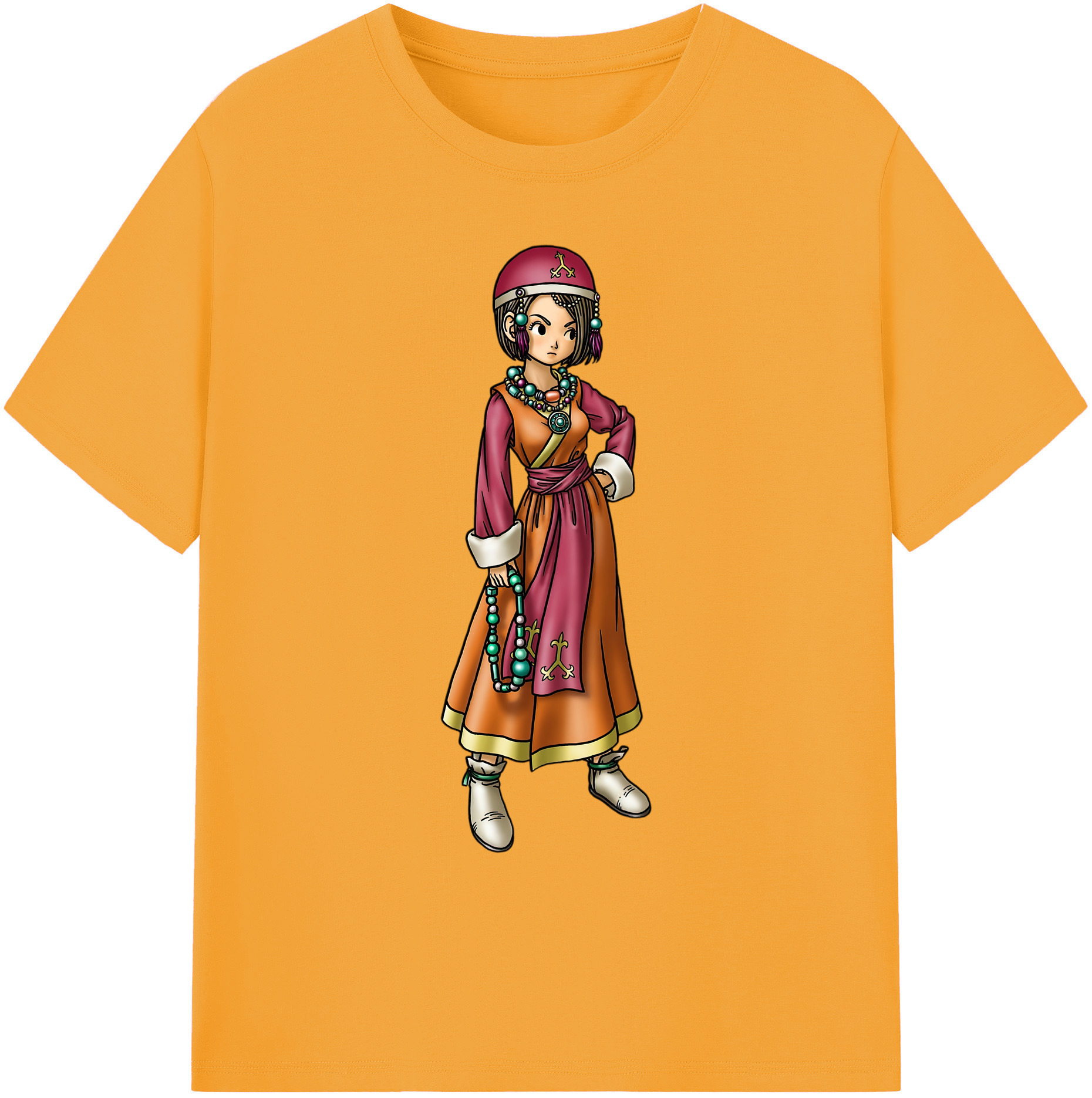 （画像用） ドラゴンクエスト Doragon Kuesuto Dragon Quest 綿100％ メンズ半袖Tシャツ｜肌触りやわらか＆通気性