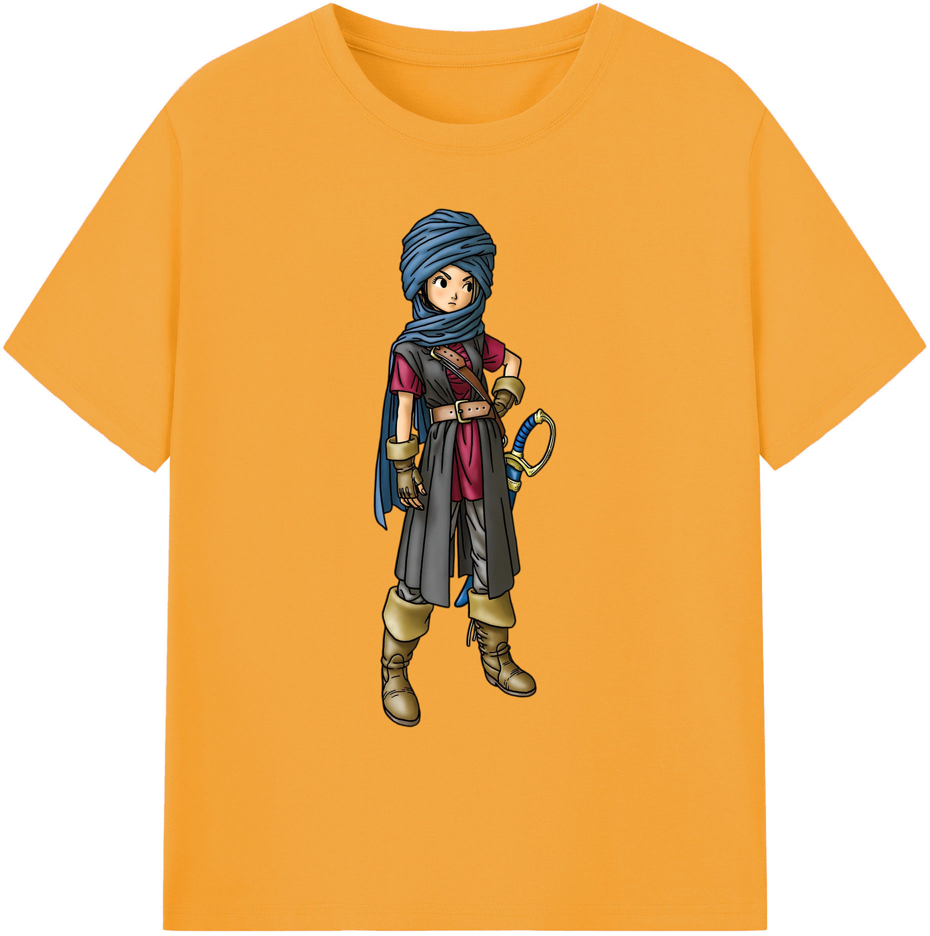 （画像用） ドラゴンクエスト Doragon Kuesuto Dragon Quest 綿100％ メンズ半袖Tシャツ｜肌触りやわらか＆通気性