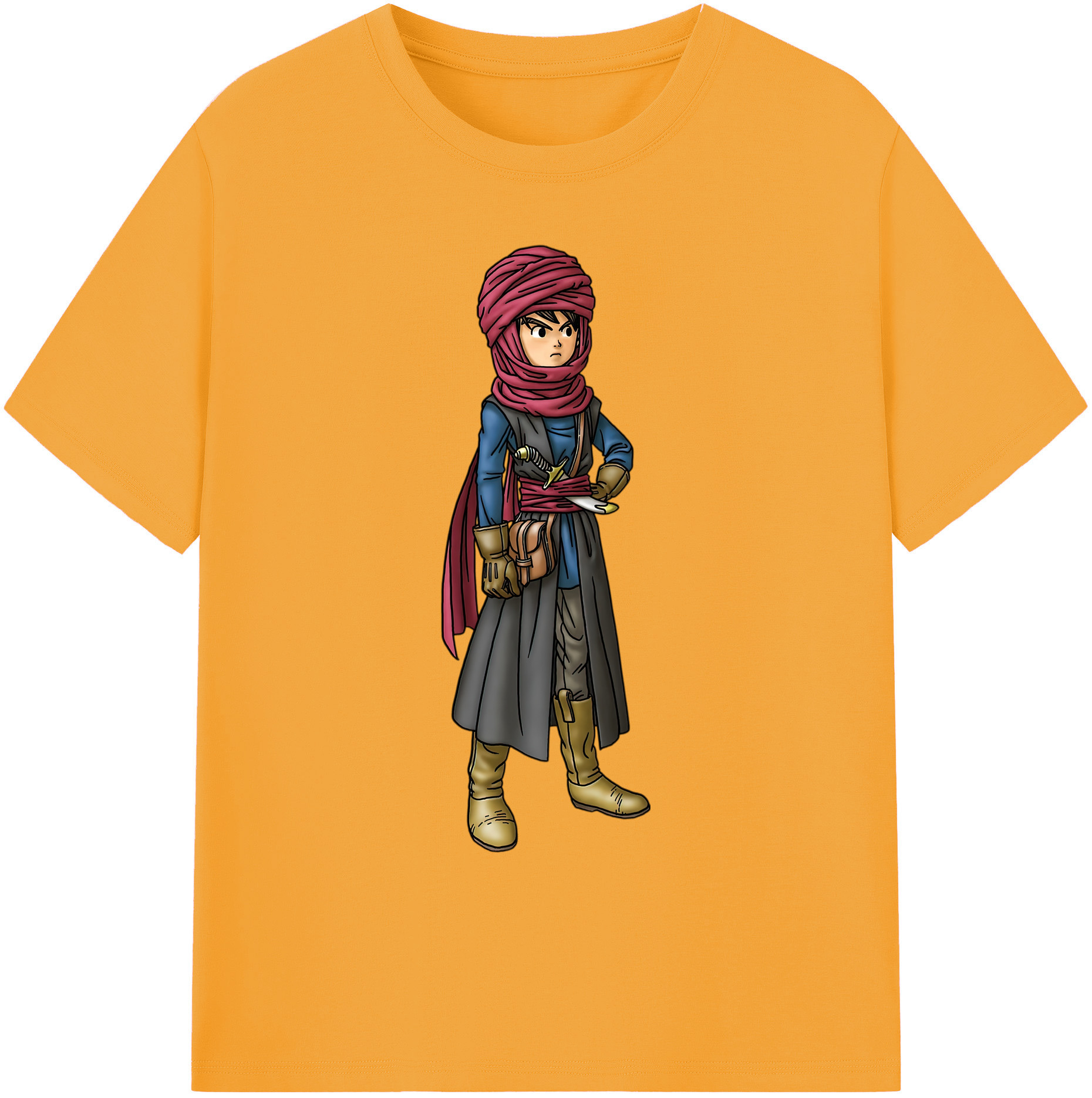（画像用） ドラゴンクエスト Doragon Kuesuto Dragon Quest 綿100％ メンズ半袖Tシャツ｜肌触りやわらか＆通気性