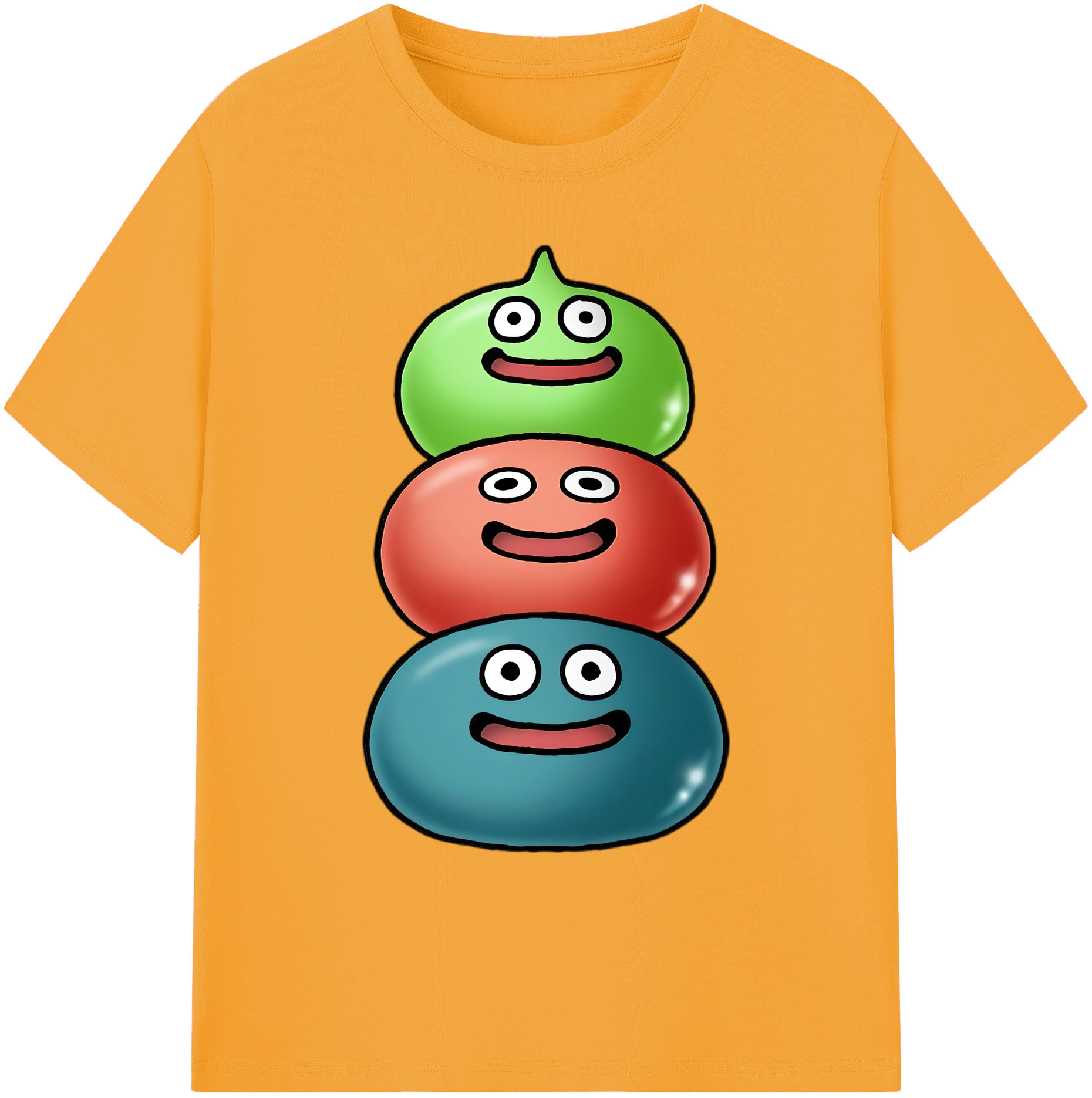 （画像用） ドラゴンクエスト Doragon Kuesuto Dragon Quest 綿100％ メンズ半袖Tシャツ｜肌触りやわらか＆通気性