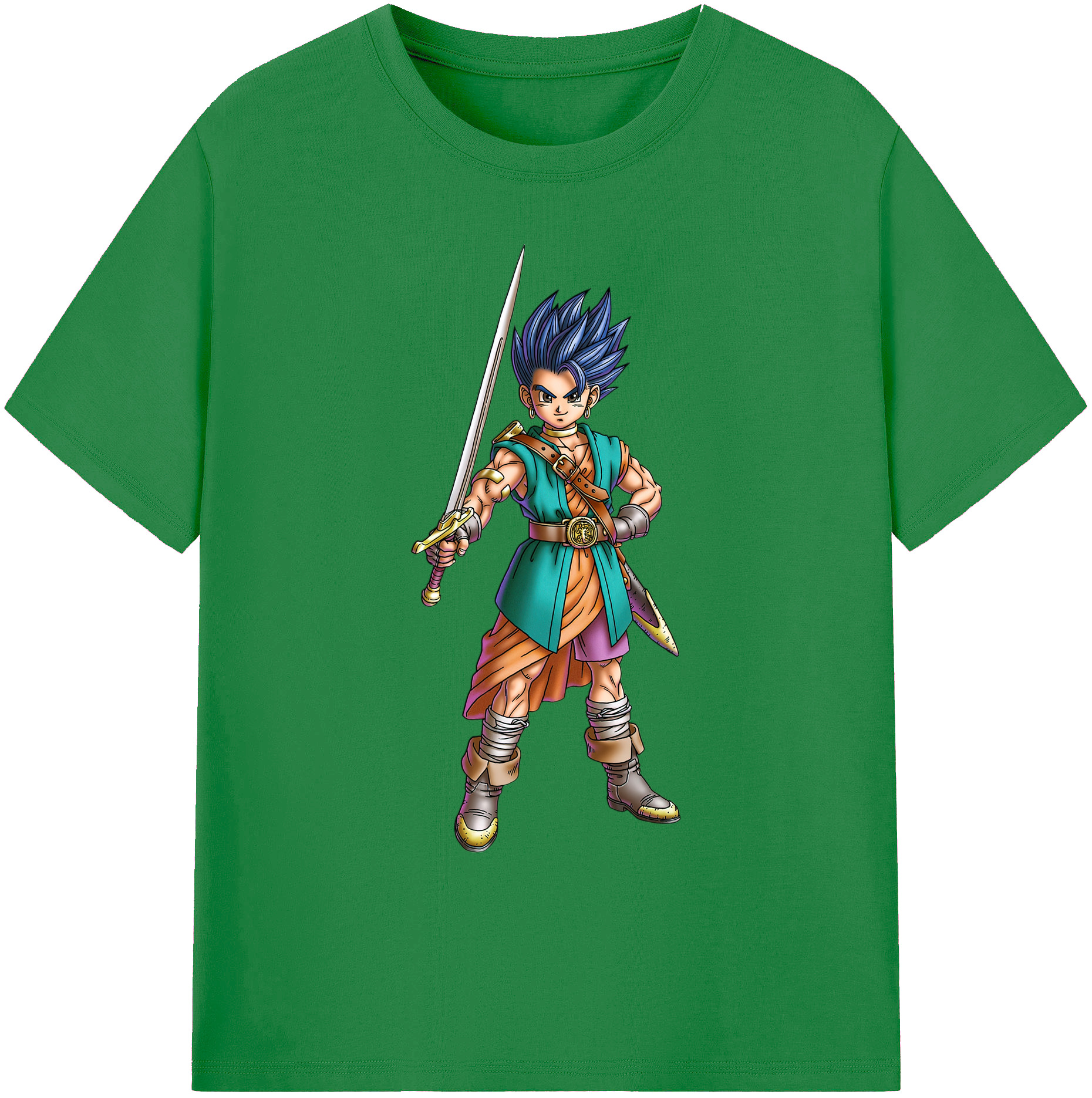 （画像用） ドラゴンクエスト Doragon Kuesuto Dragon Quest 綿100％ メンズ半袖Tシャツ｜肌触りやわらか＆通気性