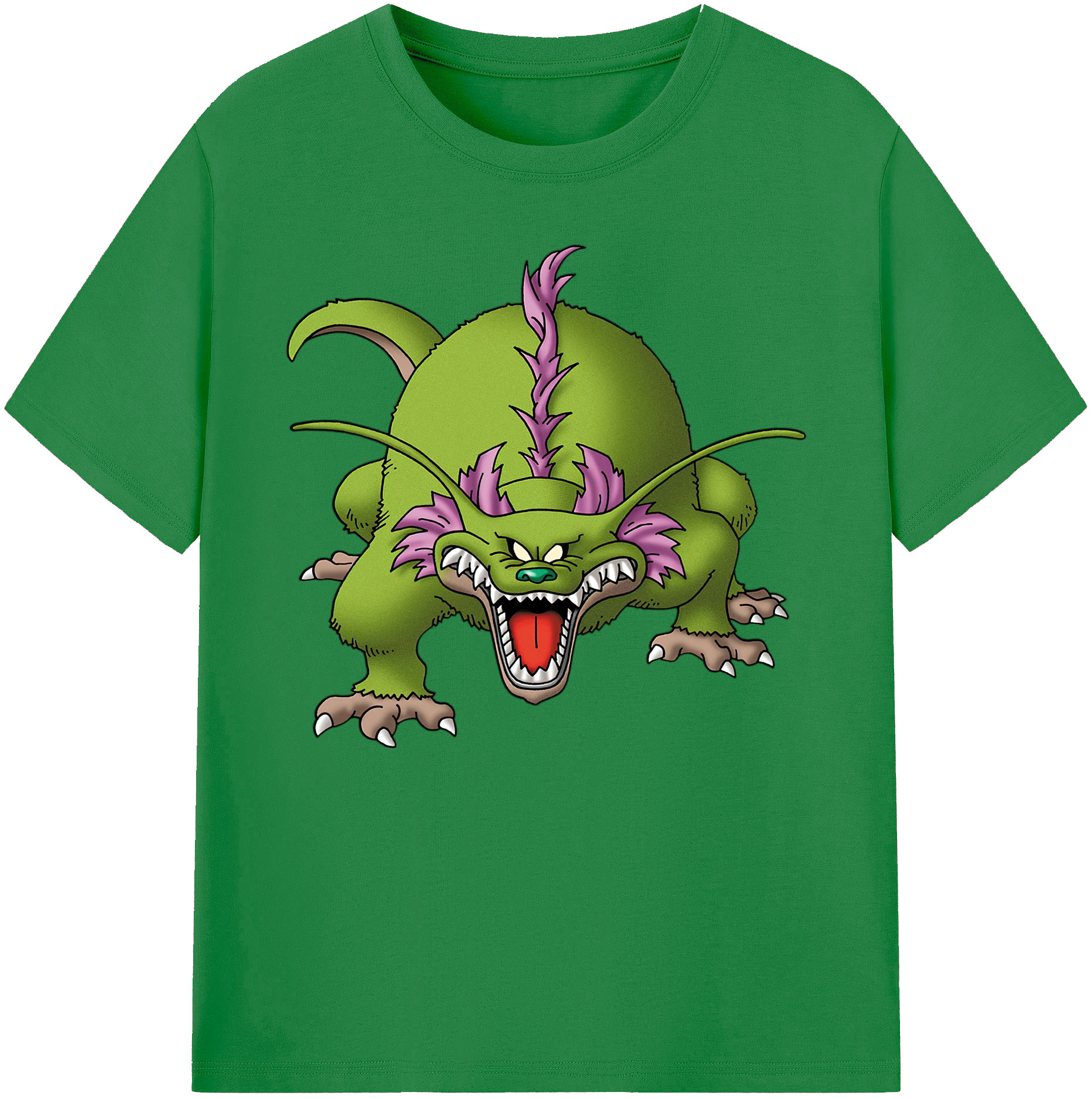 （画像用） ドラゴンクエスト Doragon Kuesuto Dragon Quest 綿100％ メンズ半袖Tシャツ｜肌触りやわらか＆通気性