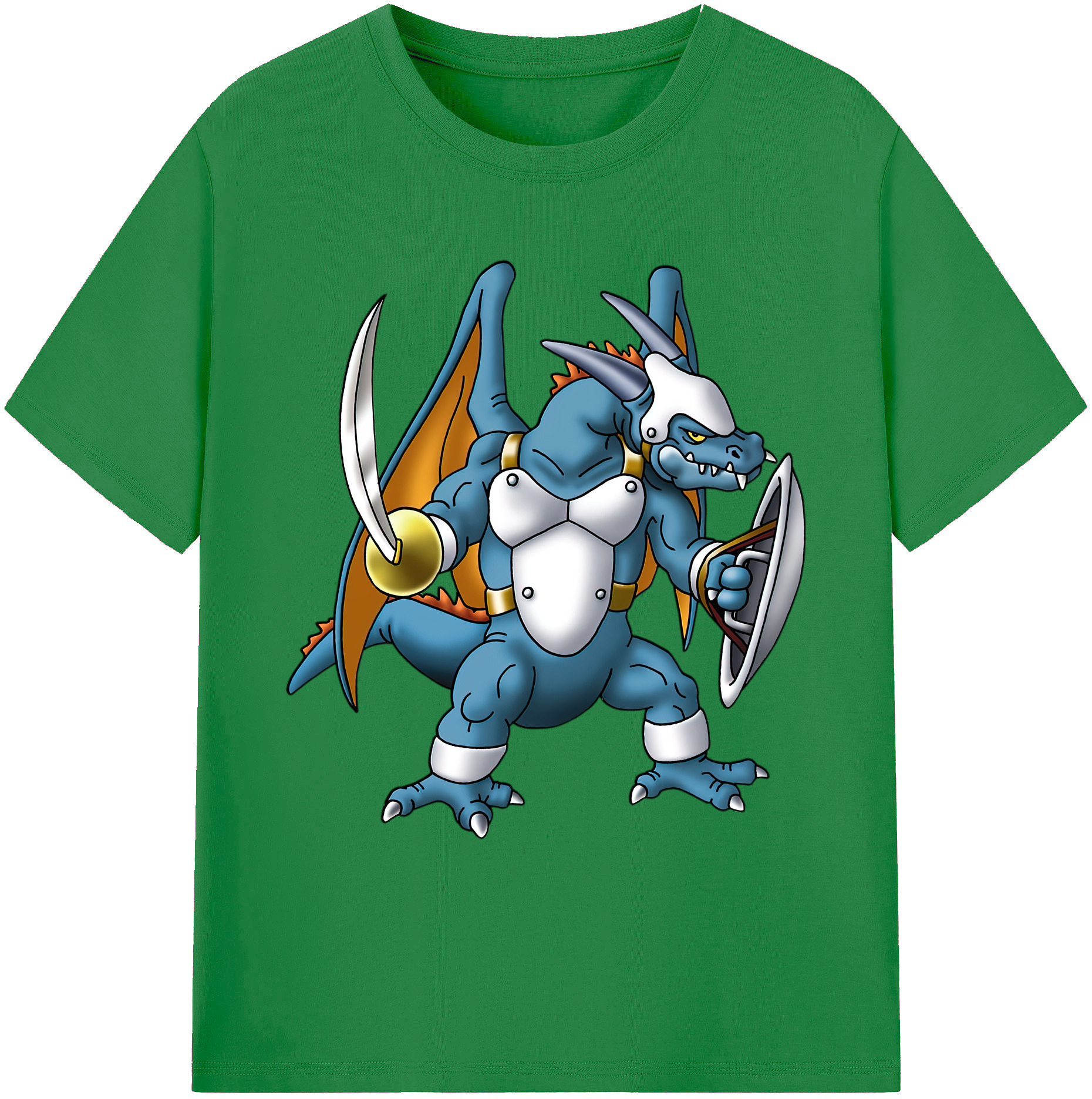 （画像用） ドラゴンクエスト Doragon Kuesuto Dragon Quest 綿100％ メンズ半袖Tシャツ｜肌触りやわらか＆通気性