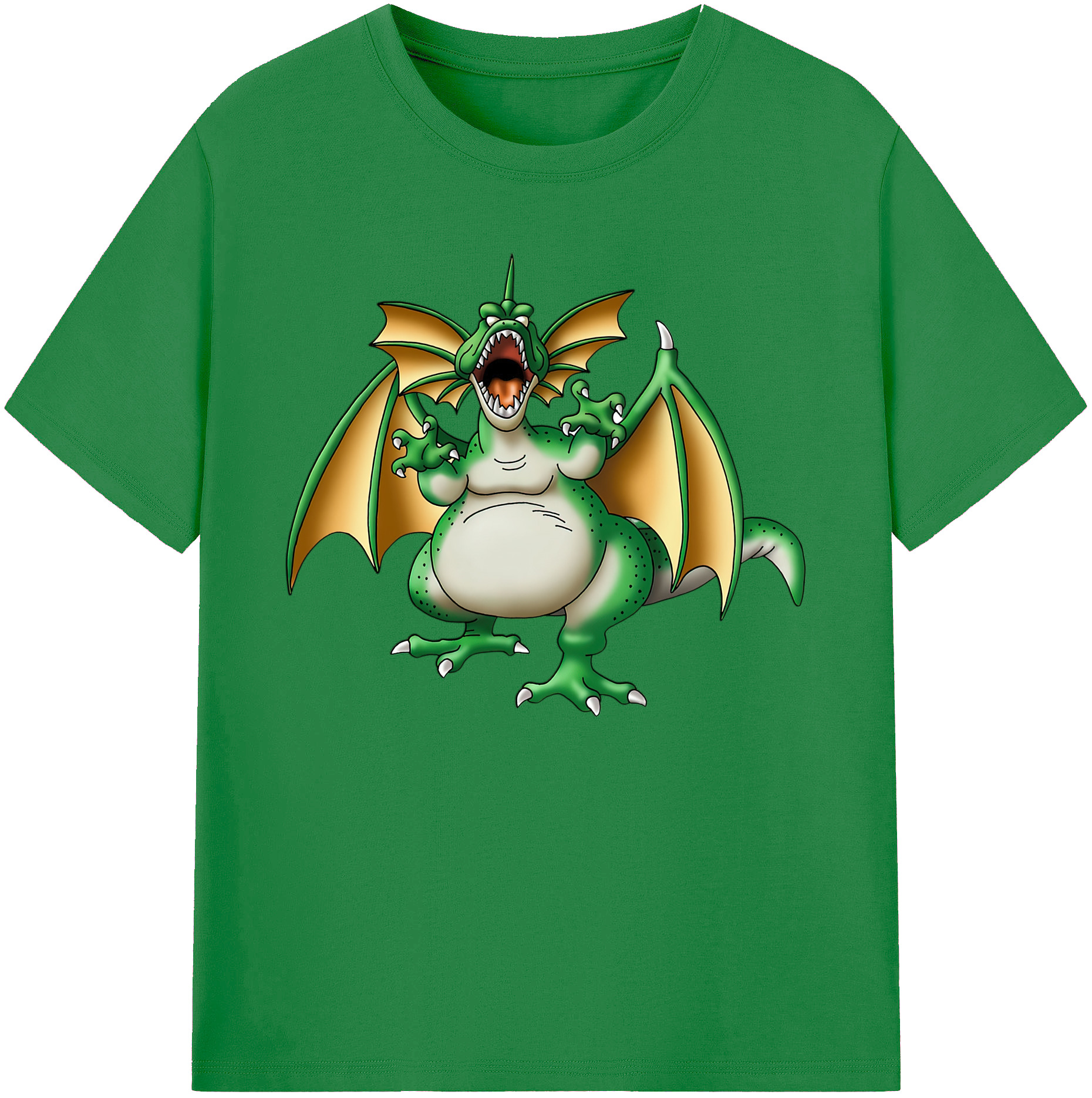 （画像用） ドラゴンクエスト Doragon Kuesuto Dragon Quest 綿100％ メンズ半袖Tシャツ｜肌触りやわらか＆通気性