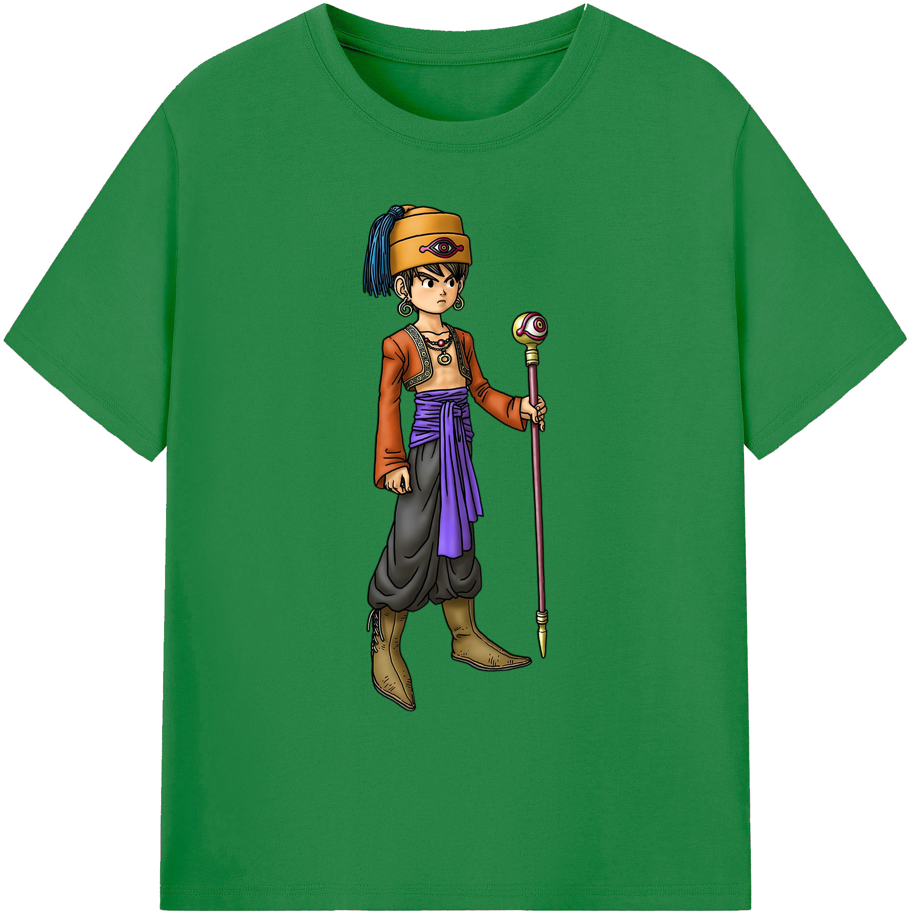 （画像用） ドラゴンクエスト Doragon Kuesuto Dragon Quest 綿100％ メンズ半袖Tシャツ｜肌触りやわらか＆通気性