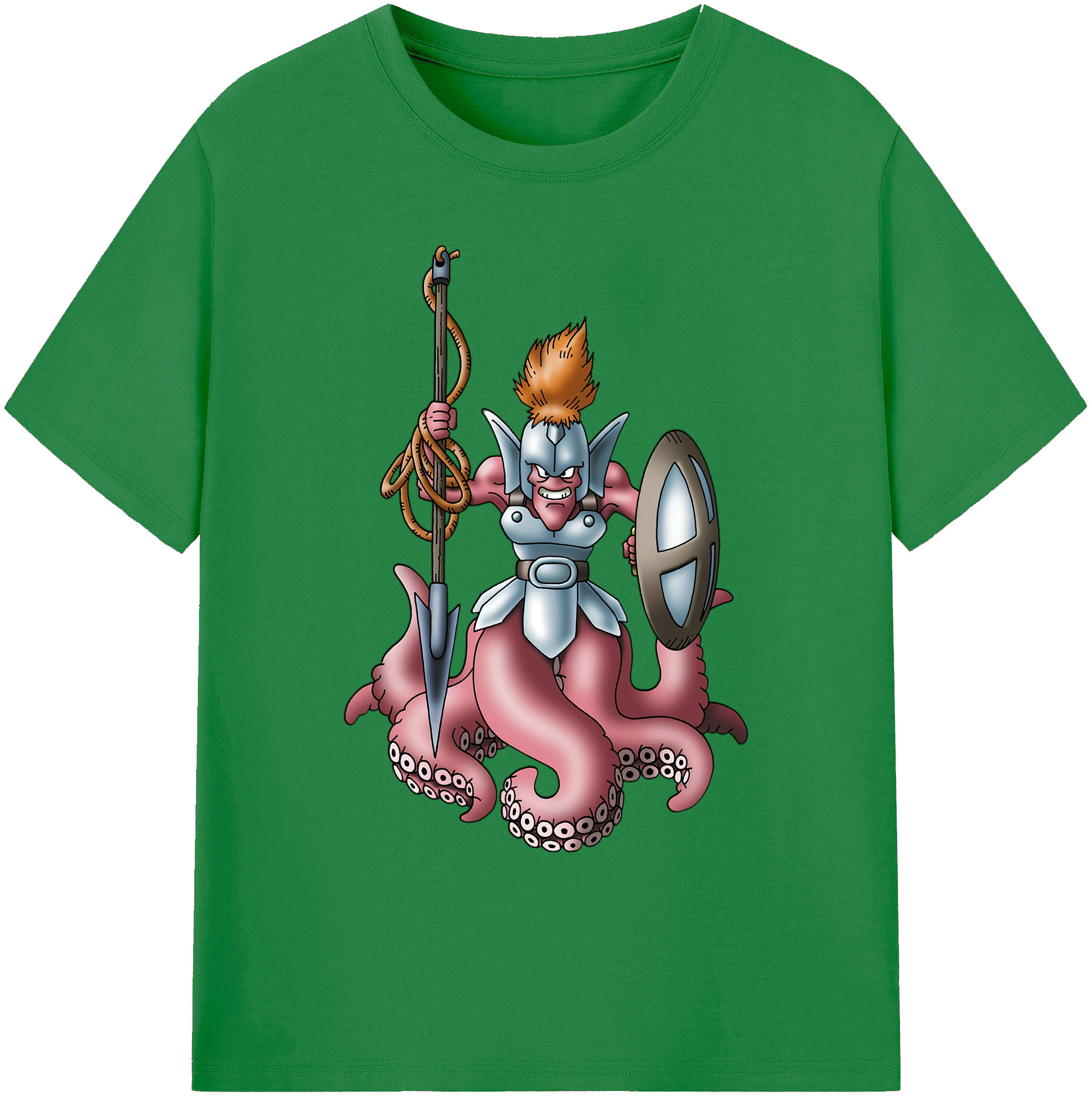 （画像用） ドラゴンクエスト Doragon Kuesuto Dragon Quest 綿100％ メンズ半袖Tシャツ｜肌触りやわらか＆通気性