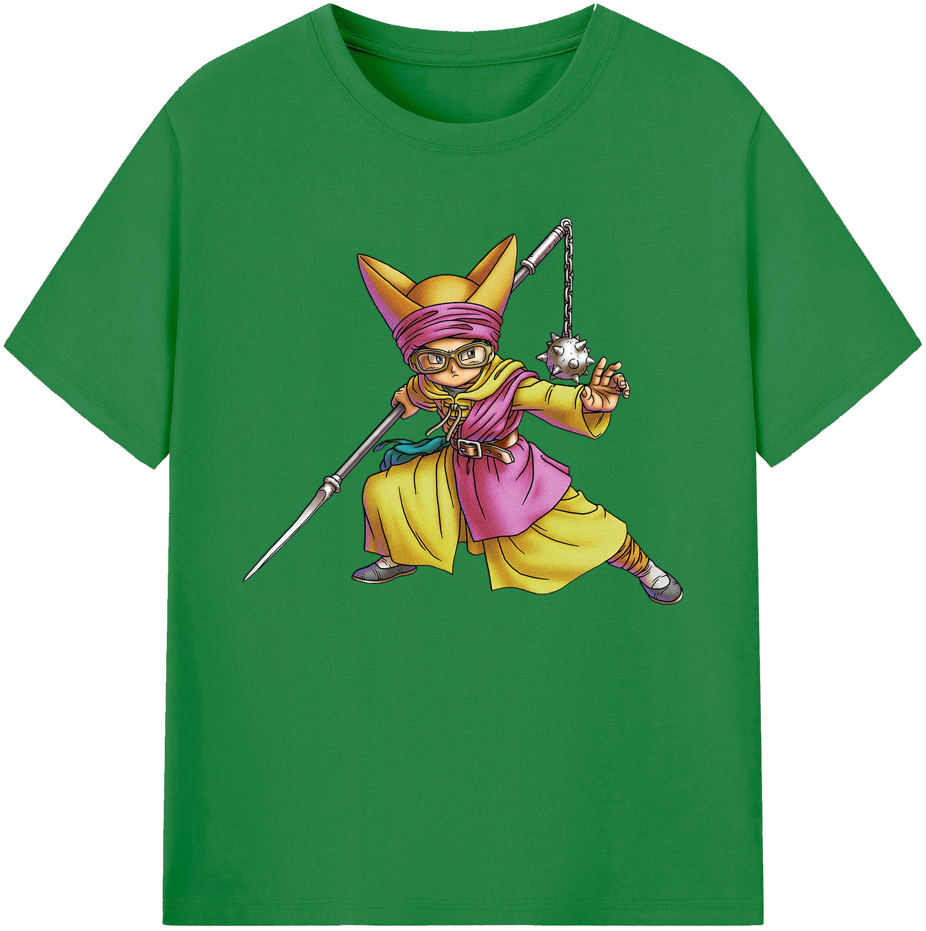 （画像用） ドラゴンクエスト Doragon Kuesuto Dragon Quest 綿100％ メンズ半袖Tシャツ｜肌触りやわらか＆通気性