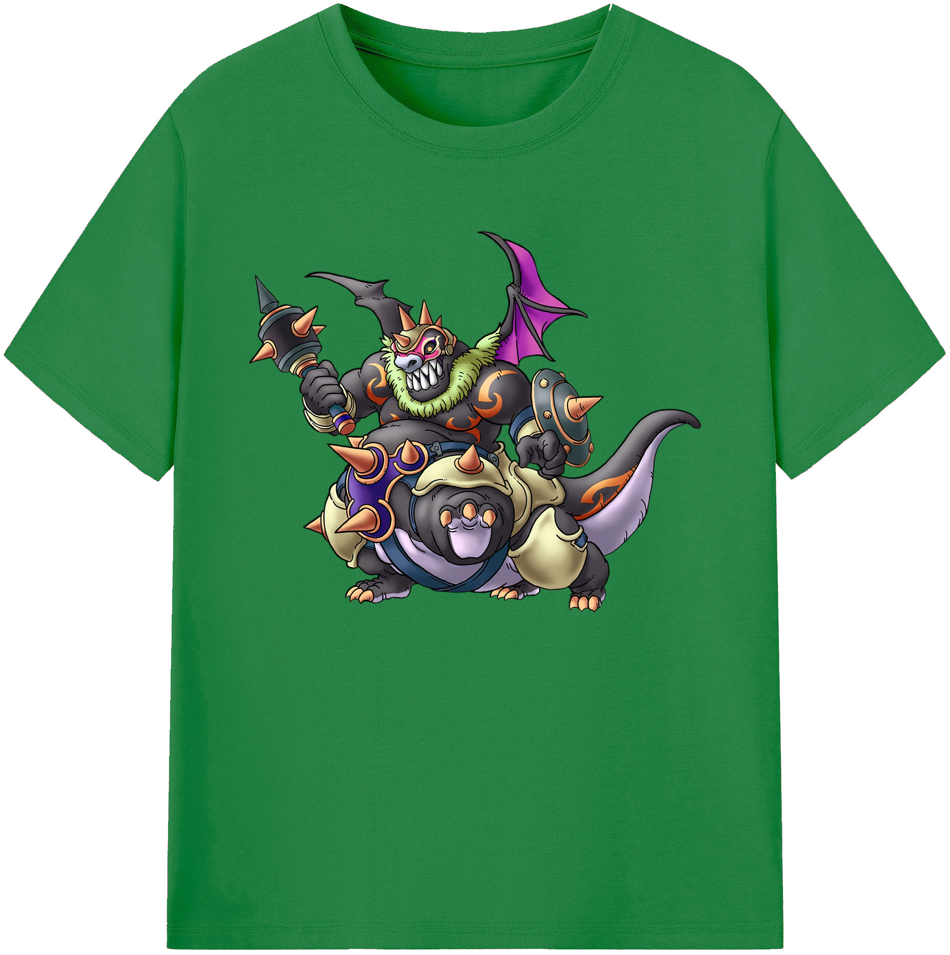 （画像用） ドラゴンクエスト Doragon Kuesuto Dragon Quest 綿100％ メンズ半袖Tシャツ｜肌触りやわらか＆通気性