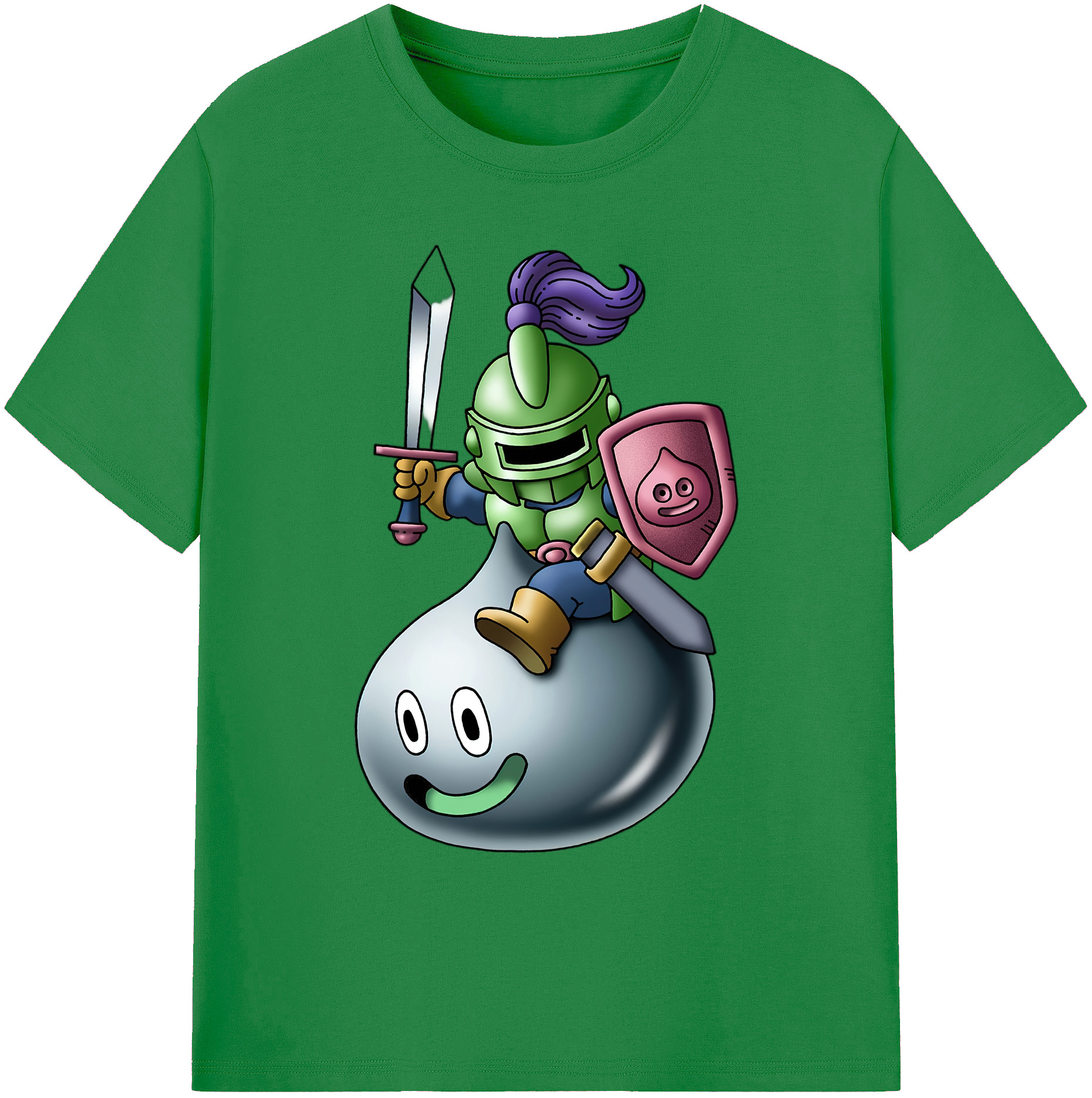 （画像用） ドラゴンクエスト Doragon Kuesuto Dragon Quest 綿100％ メンズ半袖Tシャツ｜肌触りやわらか＆通気性