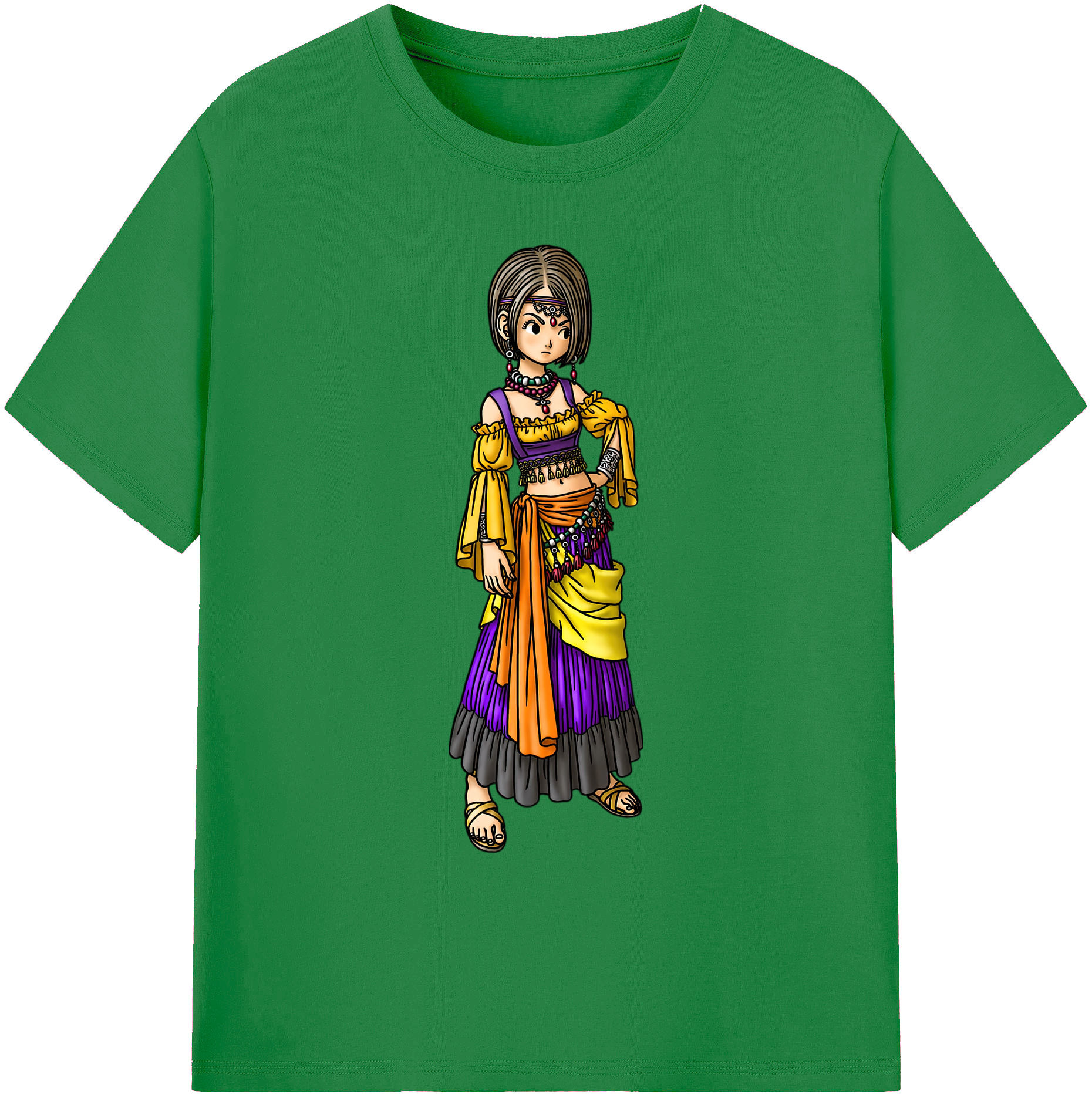 （画像用） ドラゴンクエスト Doragon Kuesuto Dragon Quest 綿100％ メンズ半袖Tシャツ｜肌触りやわらか＆通気性