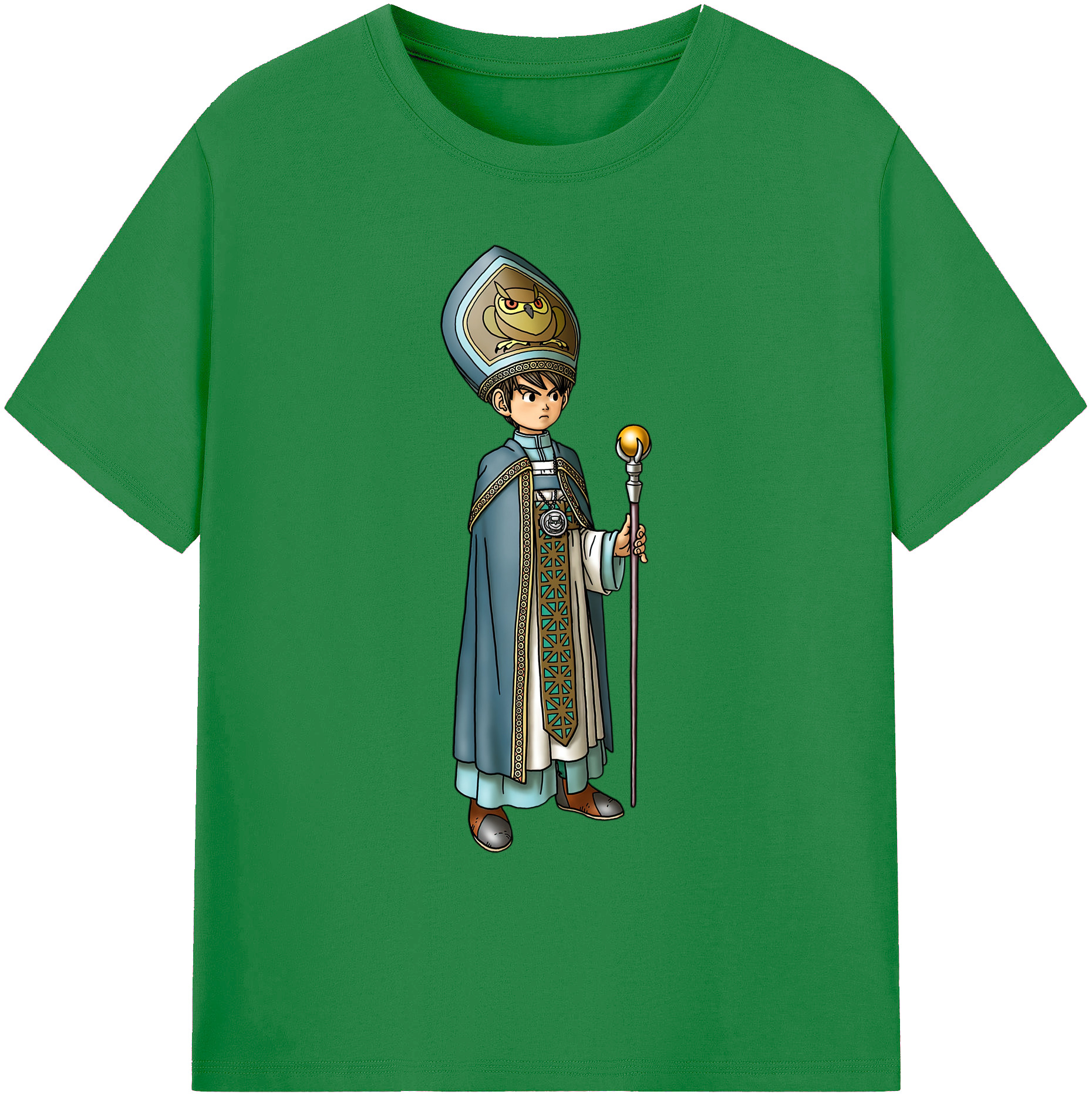 （画像用） ドラゴンクエスト Doragon Kuesuto Dragon Quest 綿100％ メンズ半袖Tシャツ｜肌触りやわらか＆通気性