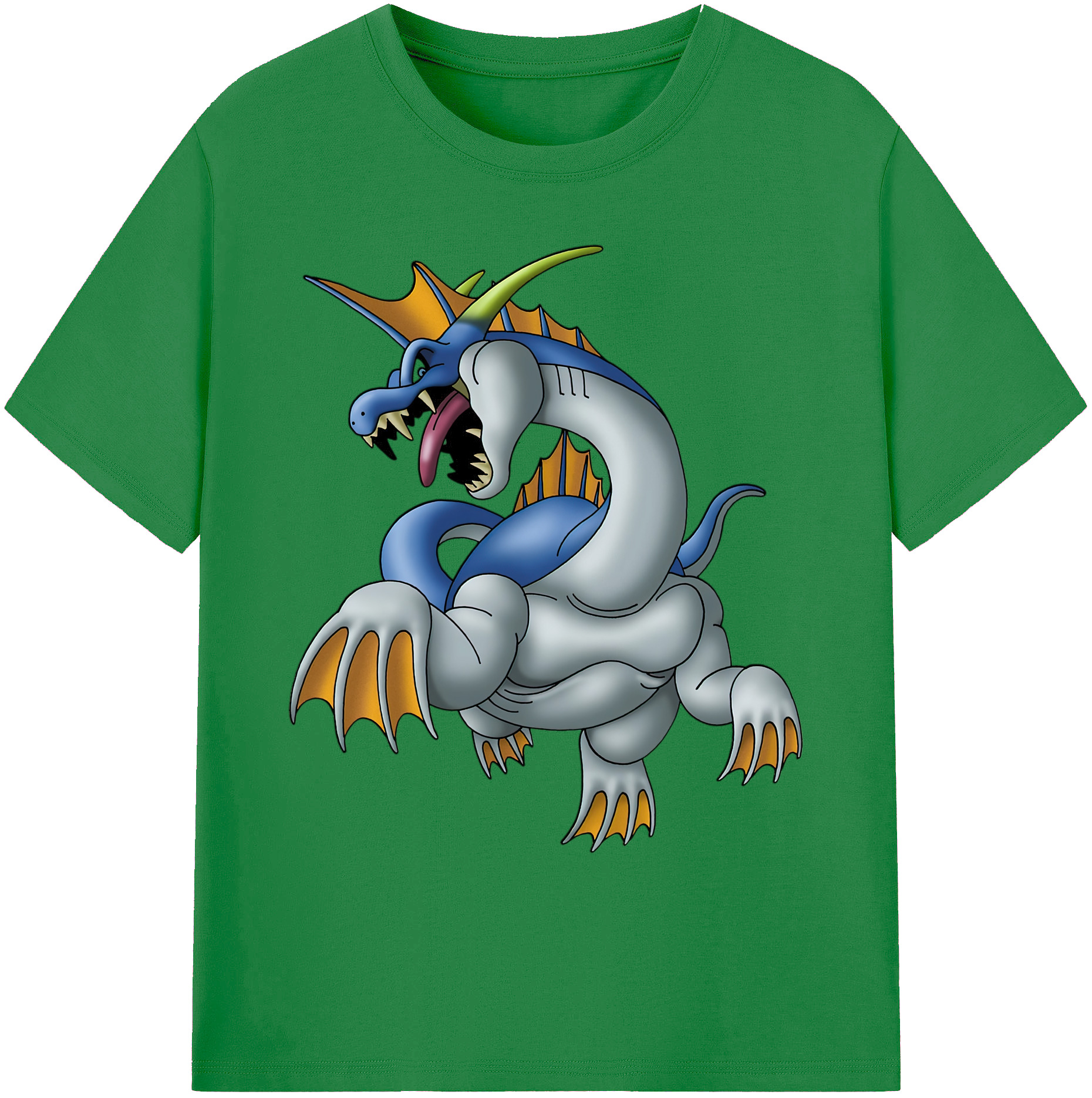 （画像用） ドラゴンクエスト Doragon Kuesuto Dragon Quest 綿100％ メンズ半袖Tシャツ｜肌触りやわらか＆通気性