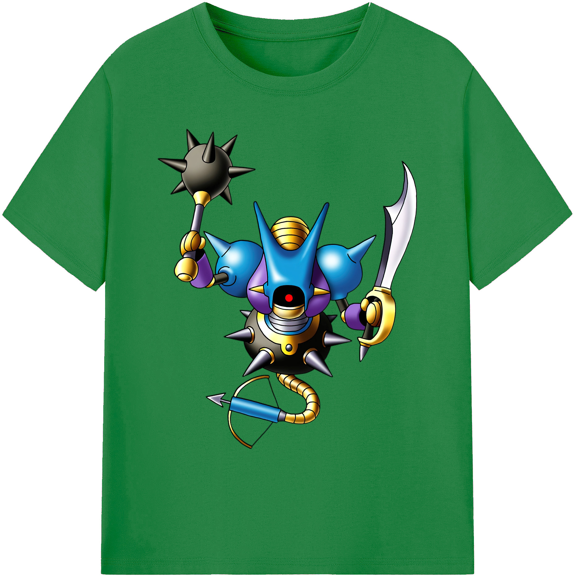 （画像用） ドラゴンクエスト Doragon Kuesuto Dragon Quest 綿100％ メンズ半袖Tシャツ｜肌触りやわらか＆通気性
