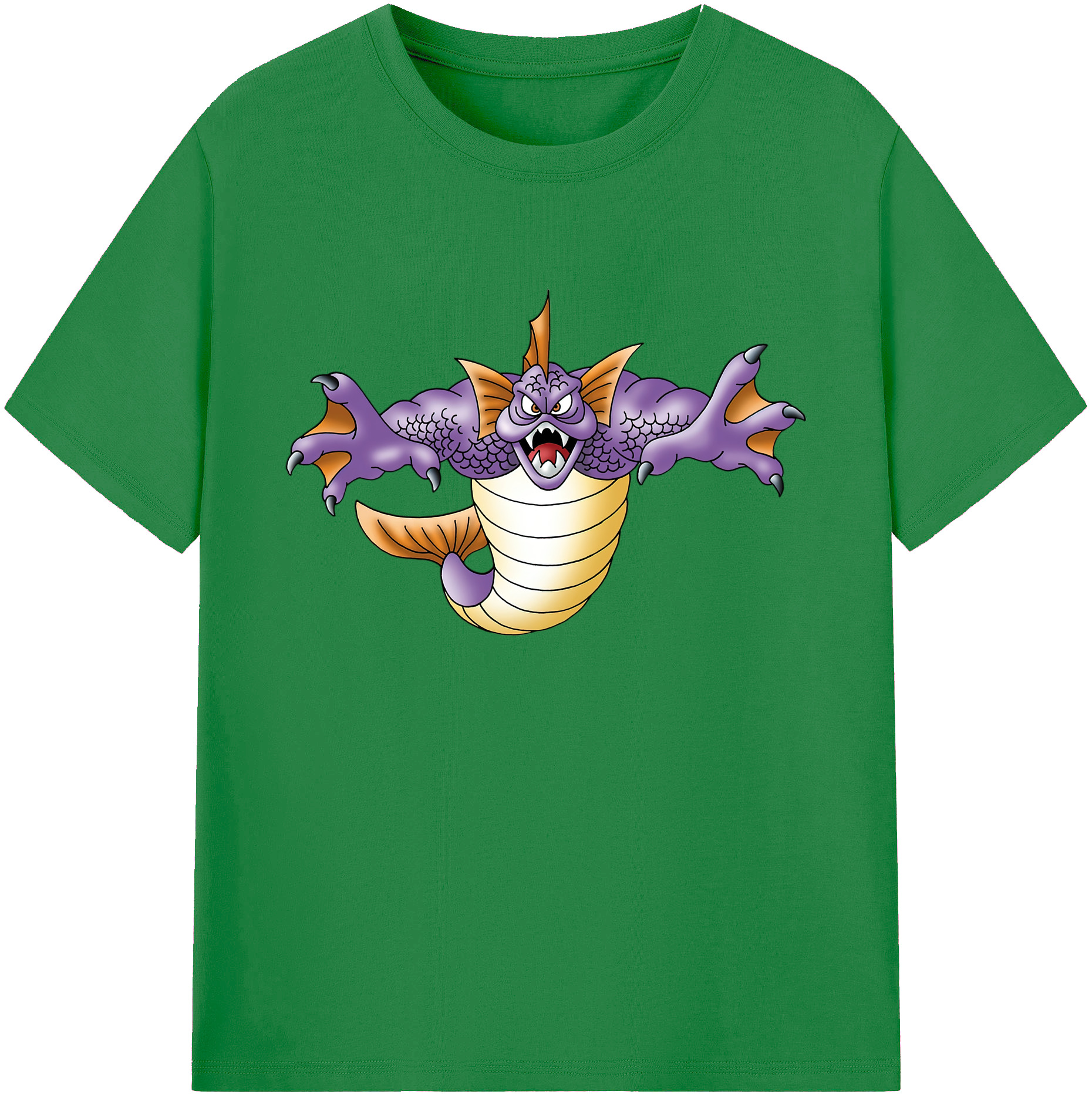 （画像用） ドラゴンクエスト Doragon Kuesuto Dragon Quest 綿100％ メンズ半袖Tシャツ｜肌触りやわらか＆通気性