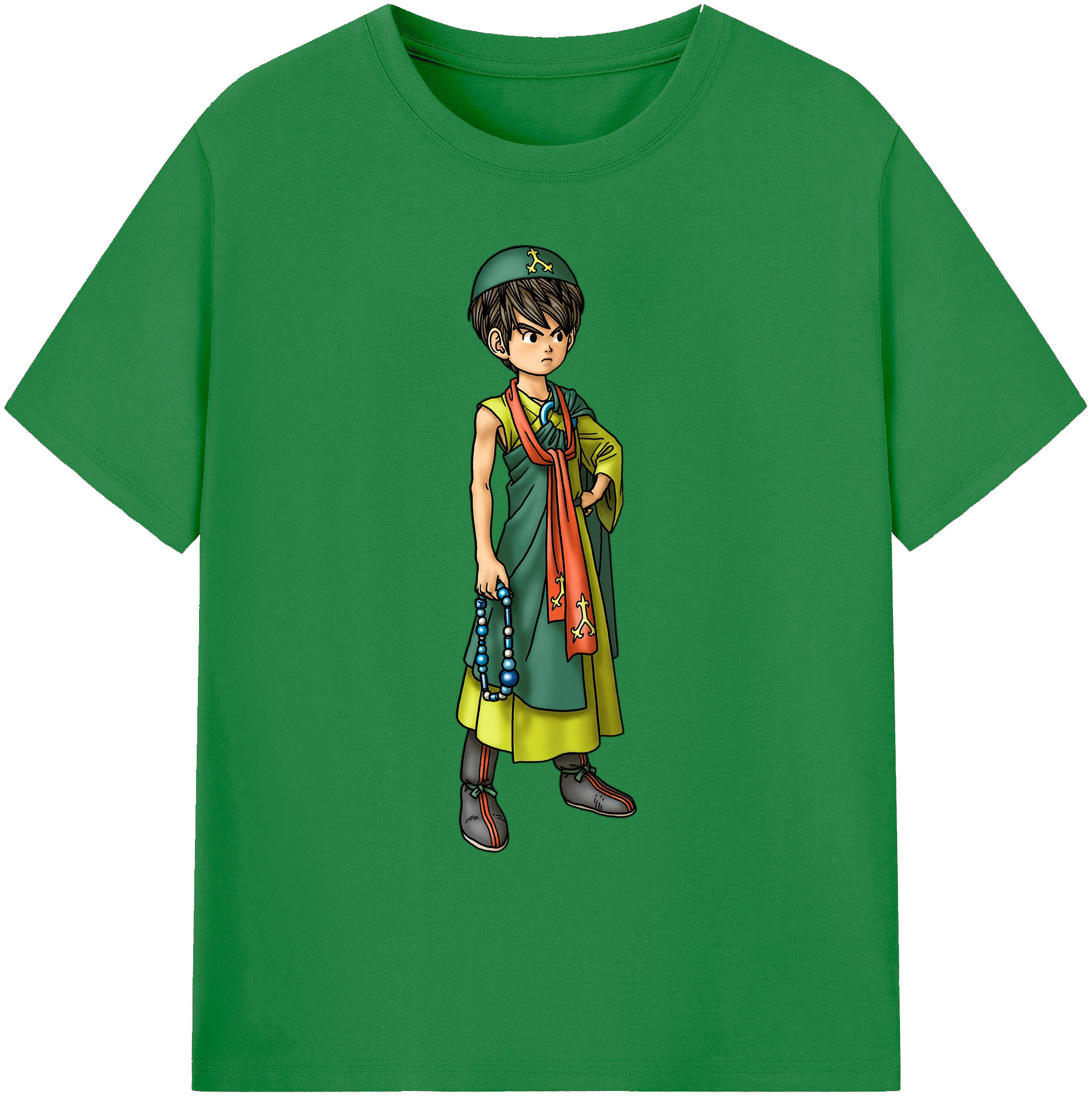 （画像用） ドラゴンクエスト Doragon Kuesuto Dragon Quest 綿100％ メンズ半袖Tシャツ｜肌触りやわらか＆通気性