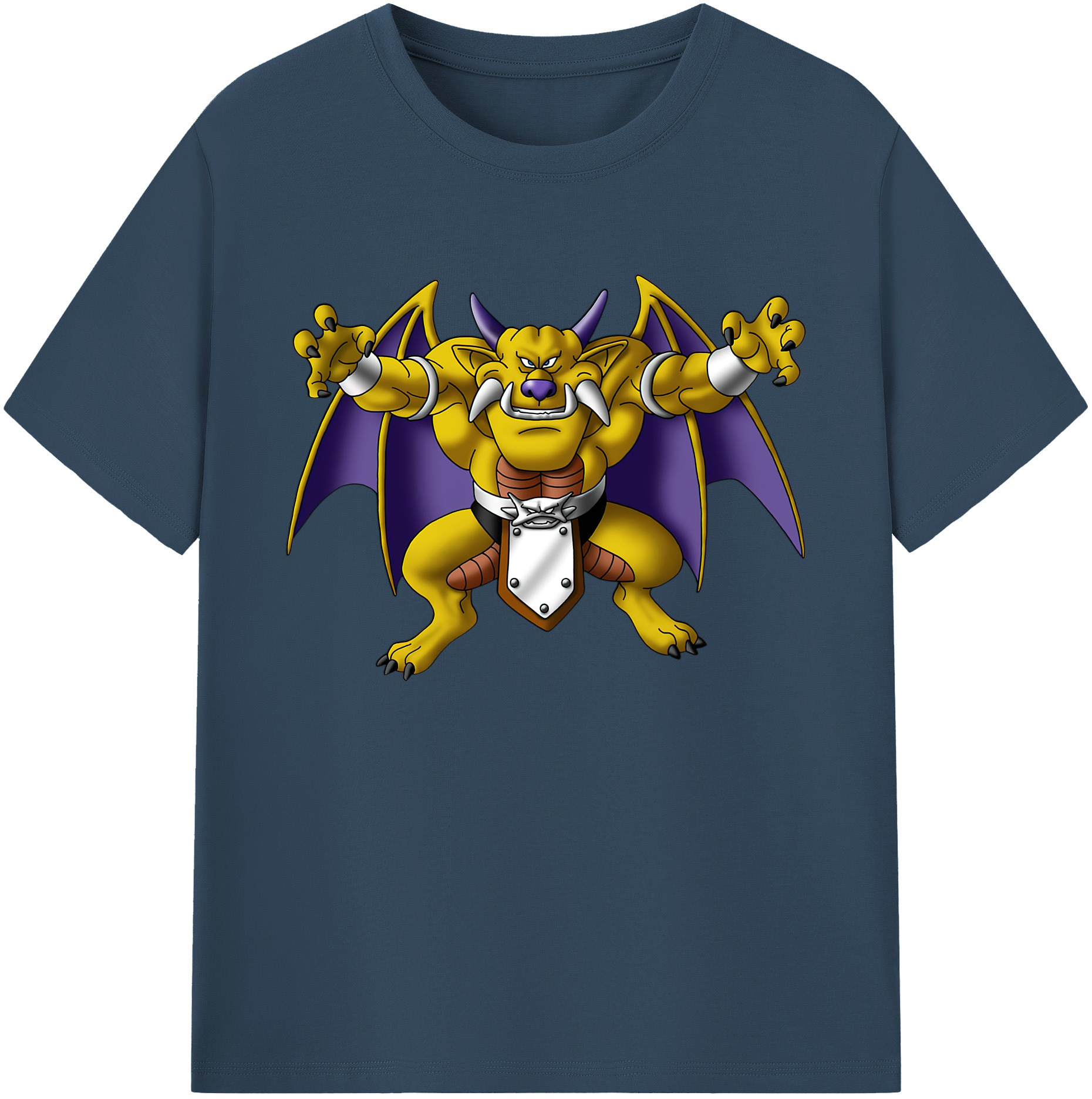 （画像用） ドラゴンクエスト Doragon Kuesuto Dragon Quest 綿100％ メンズ半袖Tシャツ｜肌触りやわらか＆通気性