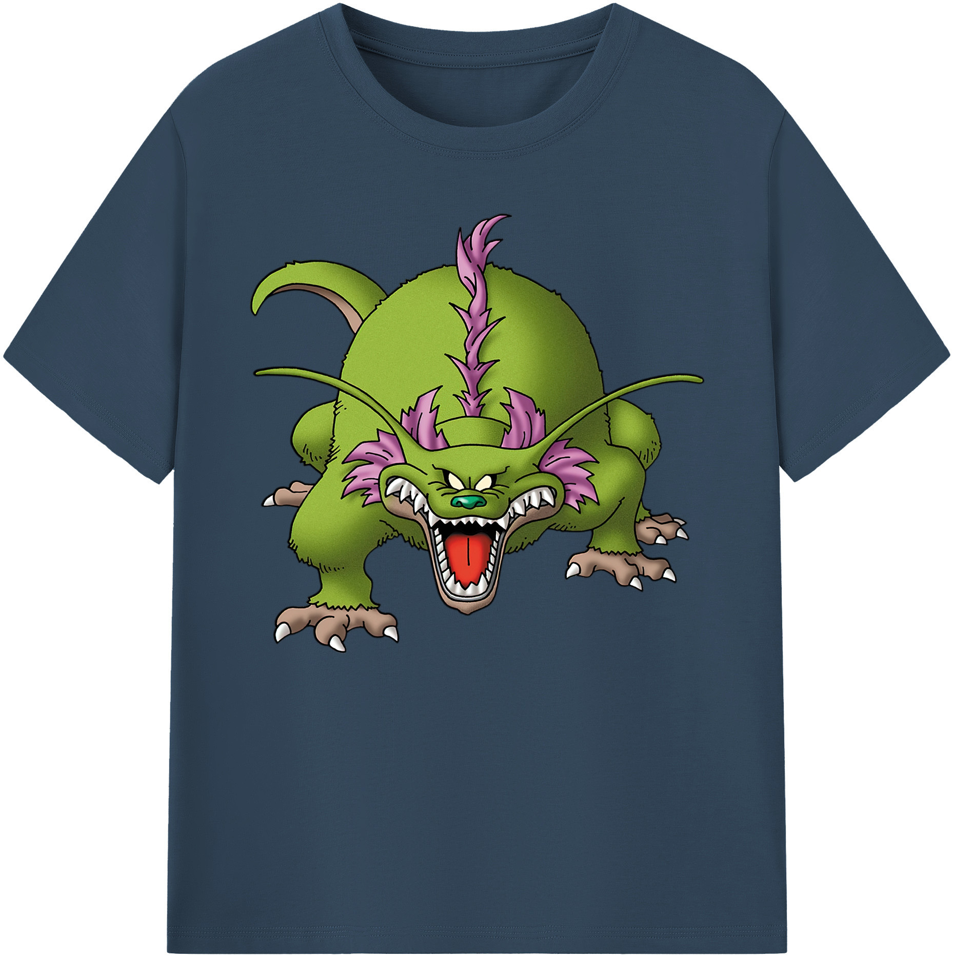 （画像用） ドラゴンクエスト Doragon Kuesuto Dragon Quest 綿100％ メンズ半袖Tシャツ｜肌触りやわらか＆通気性