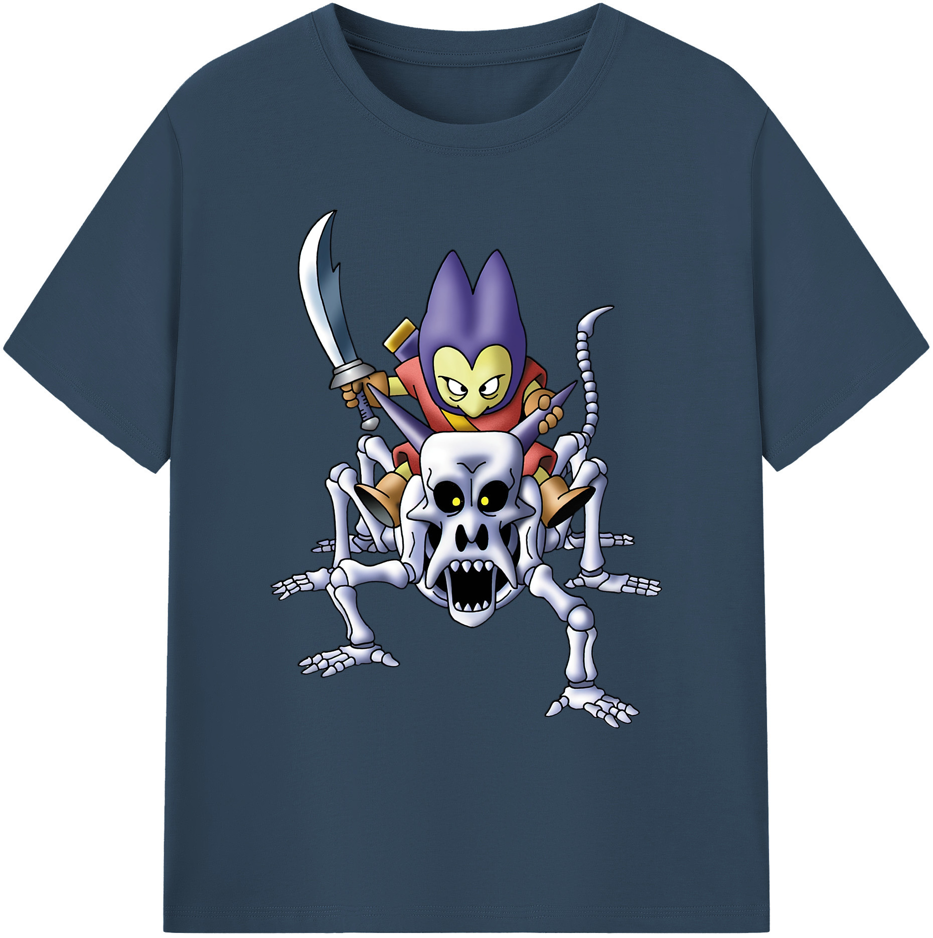 （画像用） ドラゴンクエスト Doragon Kuesuto Dragon Quest 綿100％ メンズ半袖Tシャツ｜肌触りやわらか＆通気性