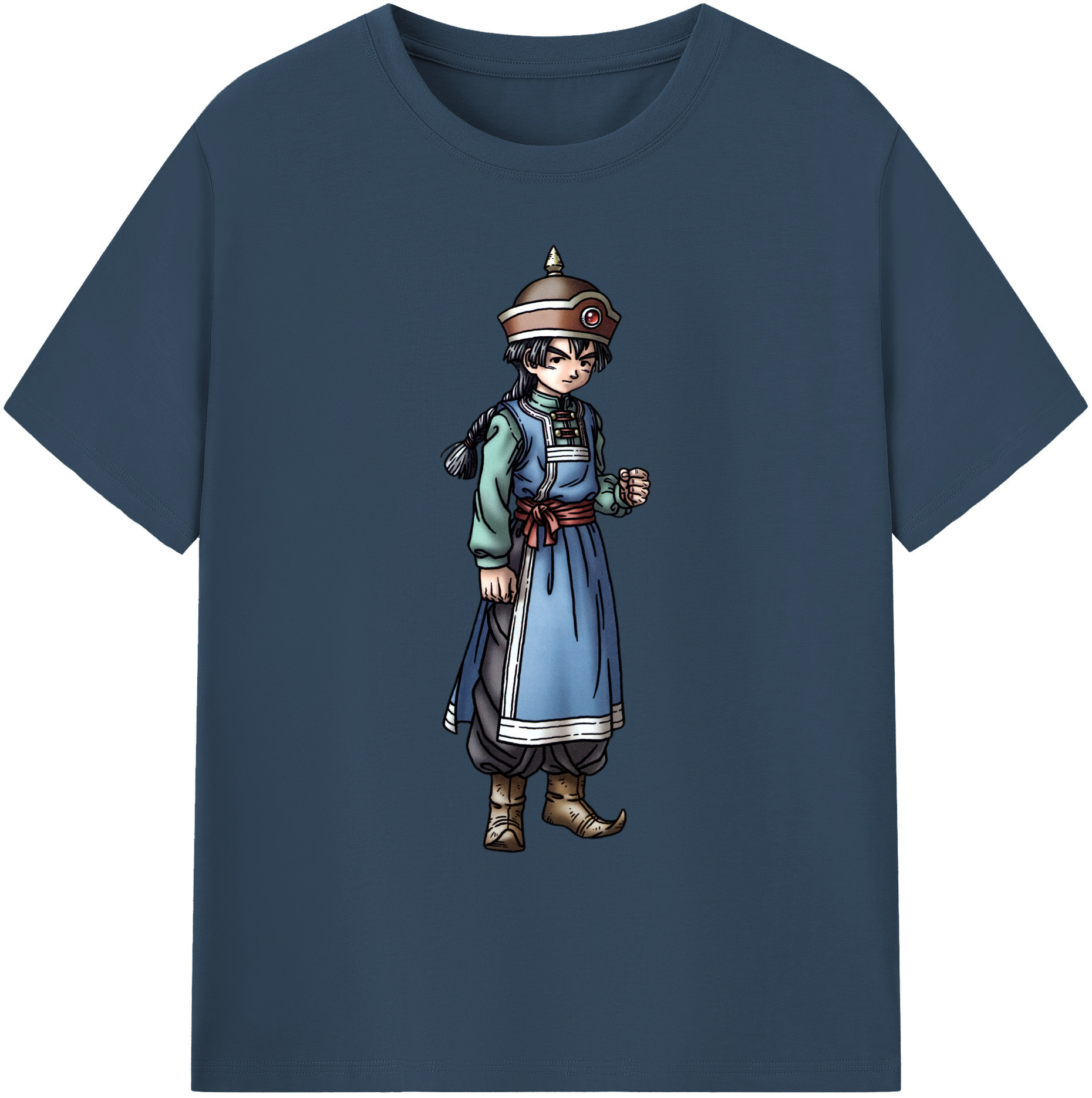 （画像用） ドラゴンクエスト Doragon Kuesuto Dragon Quest 綿100％ メンズ半袖Tシャツ｜肌触りやわらか＆通気性