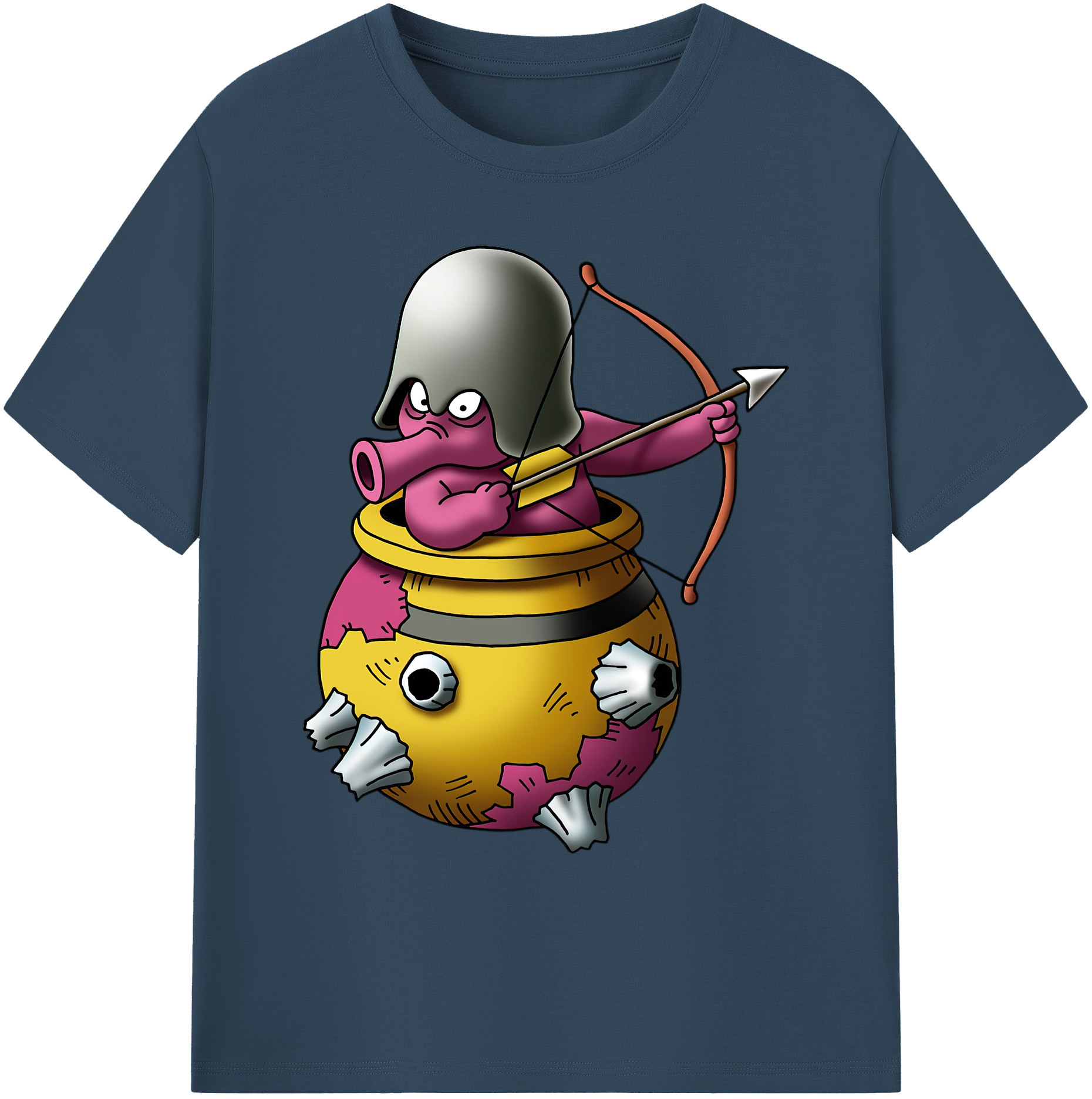 （画像用） ドラゴンクエスト Doragon Kuesuto Dragon Quest 綿100％ メンズ半袖Tシャツ｜肌触りやわらか＆通気性
