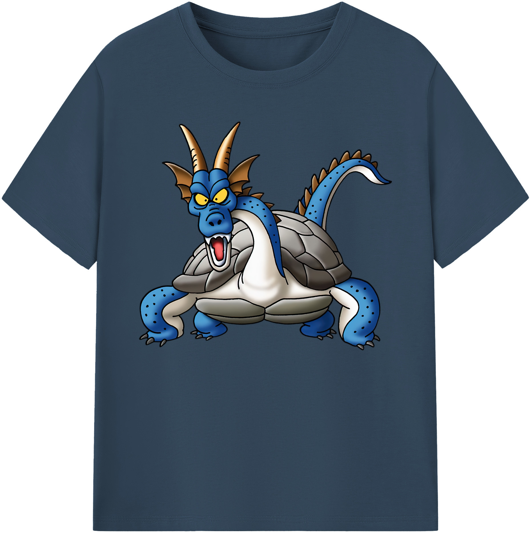 （画像用） ドラゴンクエスト Doragon Kuesuto Dragon Quest 綿100％ メンズ半袖Tシャツ｜肌触りやわらか＆通気性