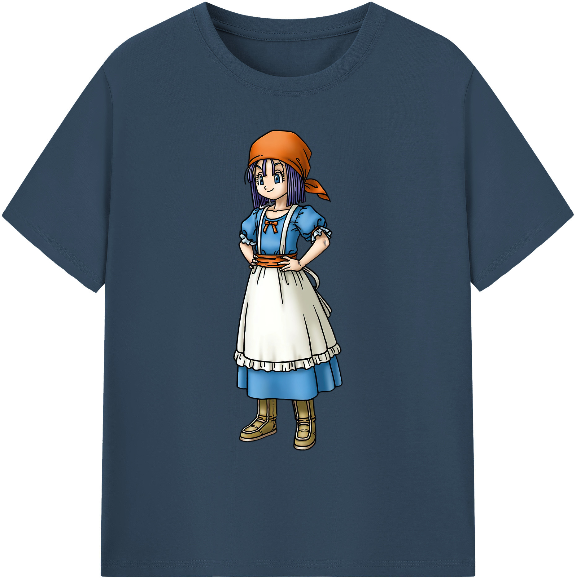 （画像用） ドラゴンクエスト Doragon Kuesuto Dragon Quest 綿100％ メンズ半袖Tシャツ｜肌触りやわらか＆通気性