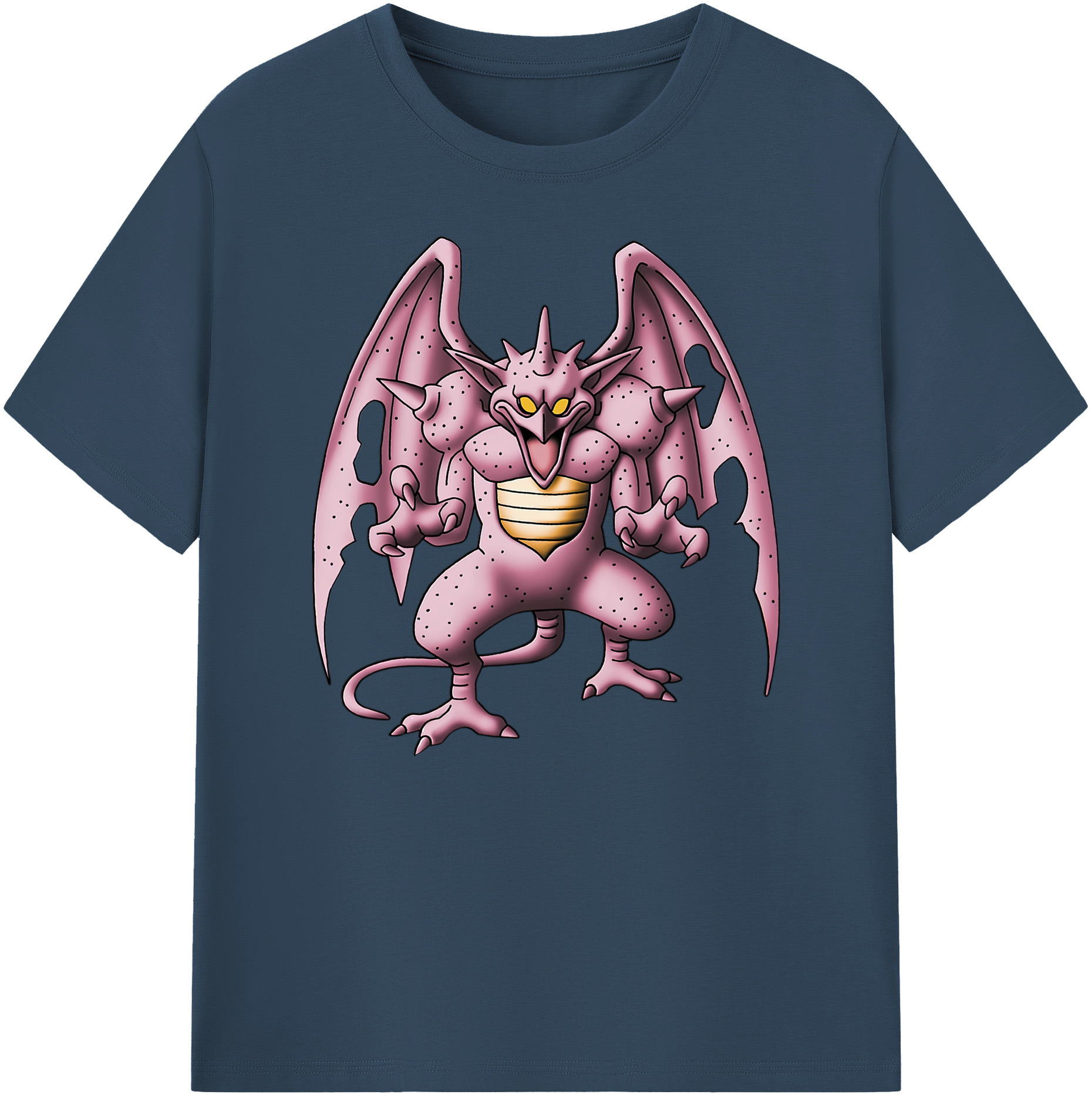 （画像用） ドラゴンクエスト Doragon Kuesuto Dragon Quest 綿100％ メンズ半袖Tシャツ｜肌触りやわらか＆通気性