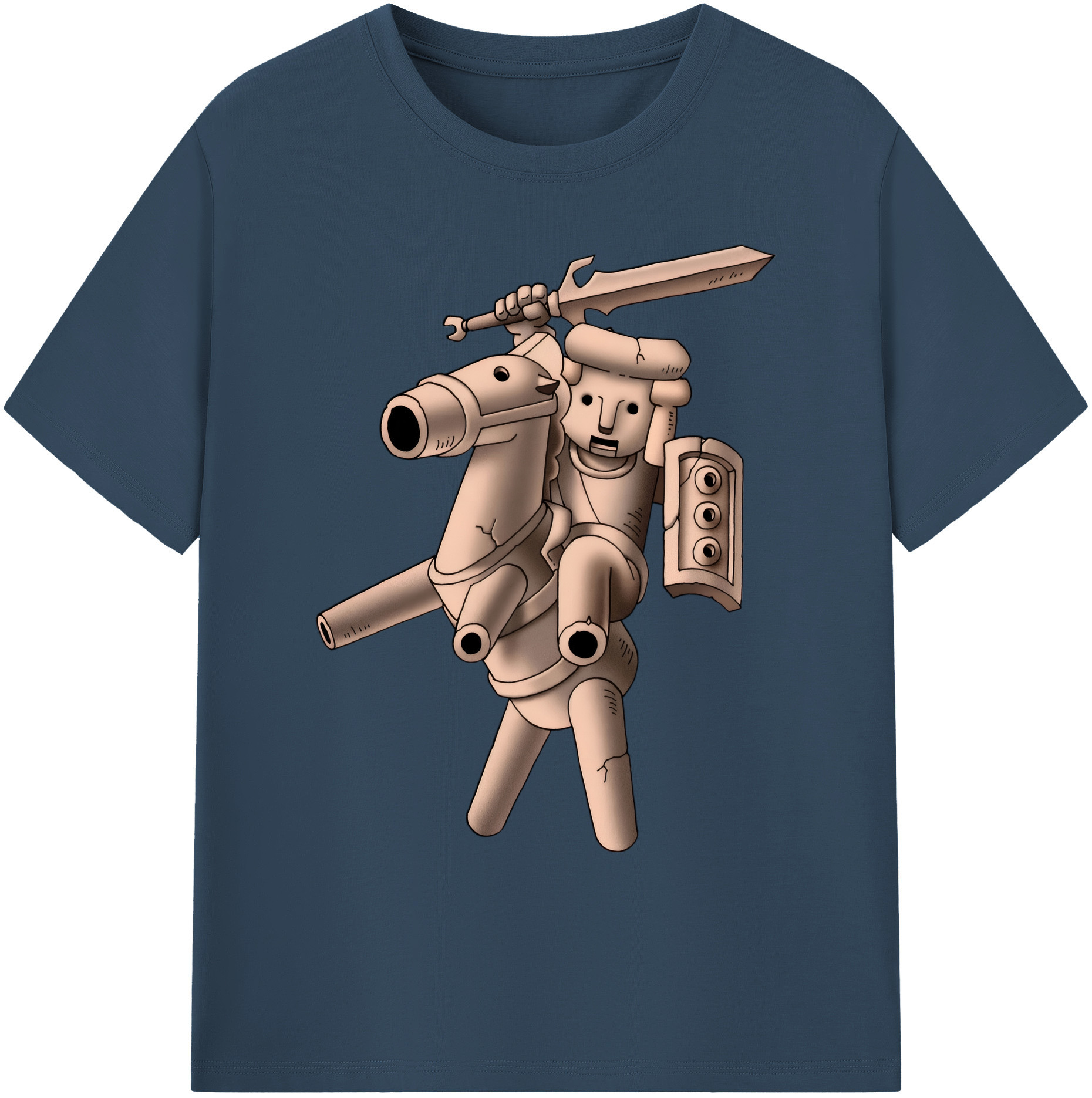（画像用） ドラゴンクエスト Doragon Kuesuto Dragon Quest 綿100％ メンズ半袖Tシャツ｜肌触りやわらか＆通気性