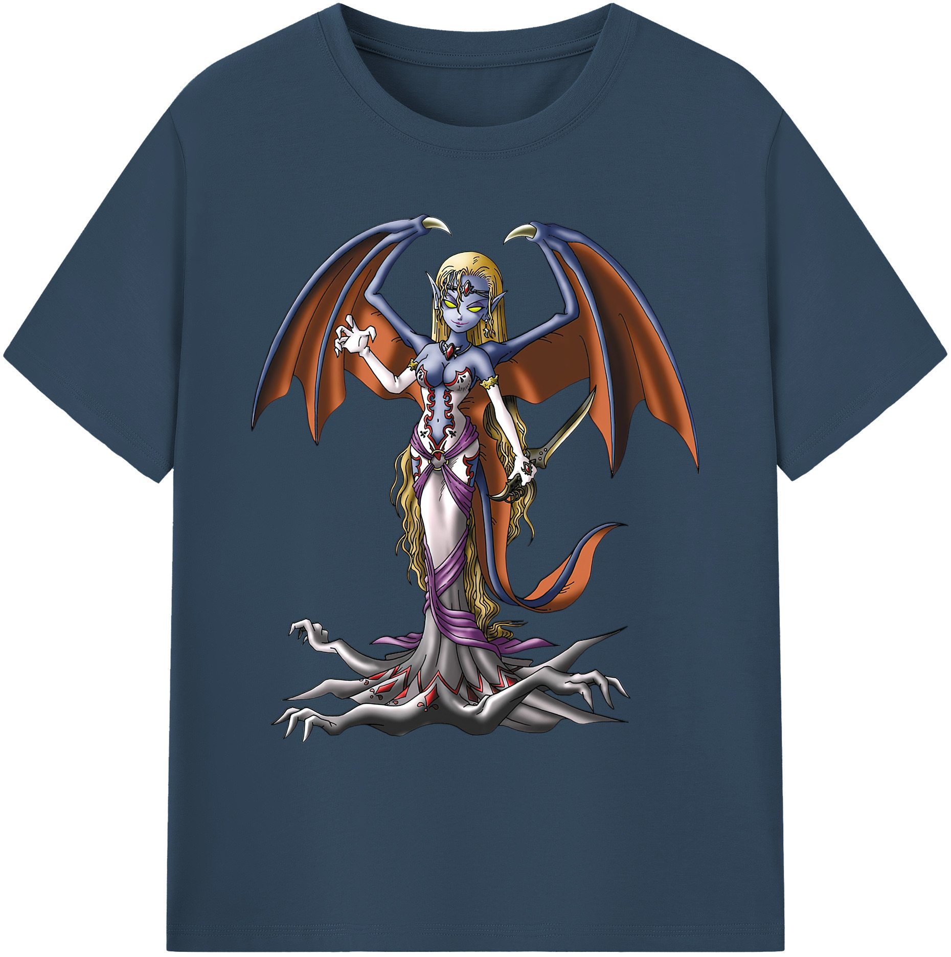 （画像用） ドラゴンクエスト Doragon Kuesuto Dragon Quest 綿100％ メンズ半袖Tシャツ｜肌触りやわらか＆通気性