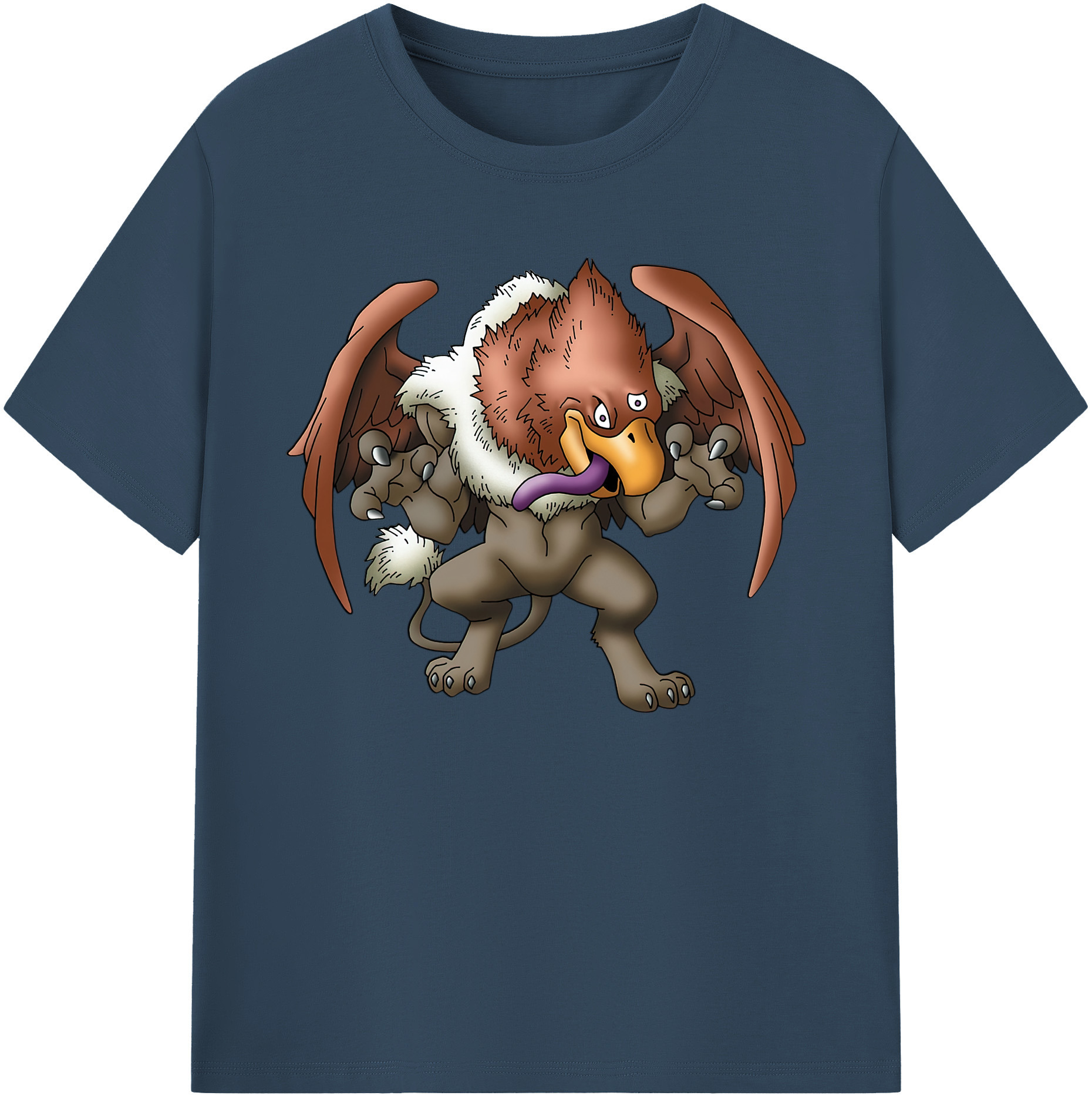 （画像用） ドラゴンクエスト Doragon Kuesuto Dragon Quest 綿100％ メンズ半袖Tシャツ｜肌触りやわらか＆通気性