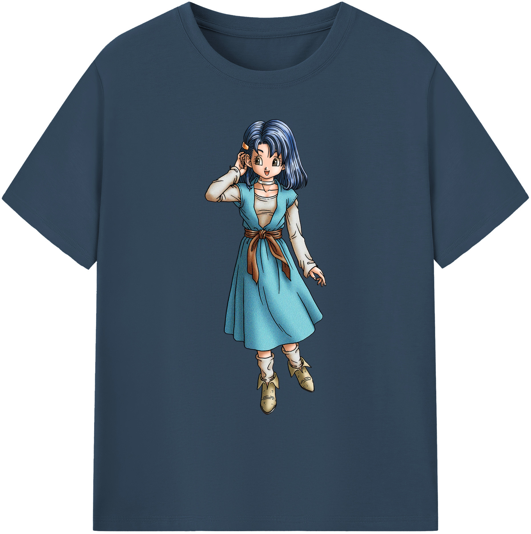 （画像用） ドラゴンクエスト Doragon Kuesuto Dragon Quest 綿100％ メンズ半袖Tシャツ｜肌触りやわらか＆通気性