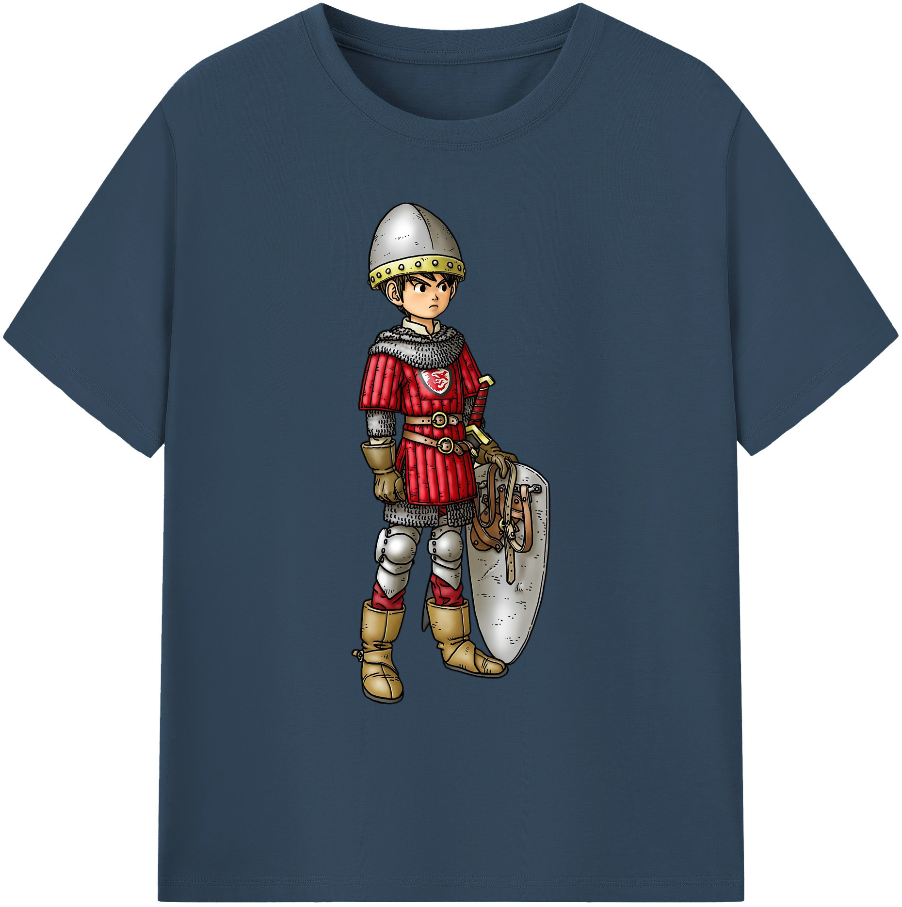 （画像用） ドラゴンクエスト Doragon Kuesuto Dragon Quest 綿100％ メンズ半袖Tシャツ｜肌触りやわらか＆通気性
