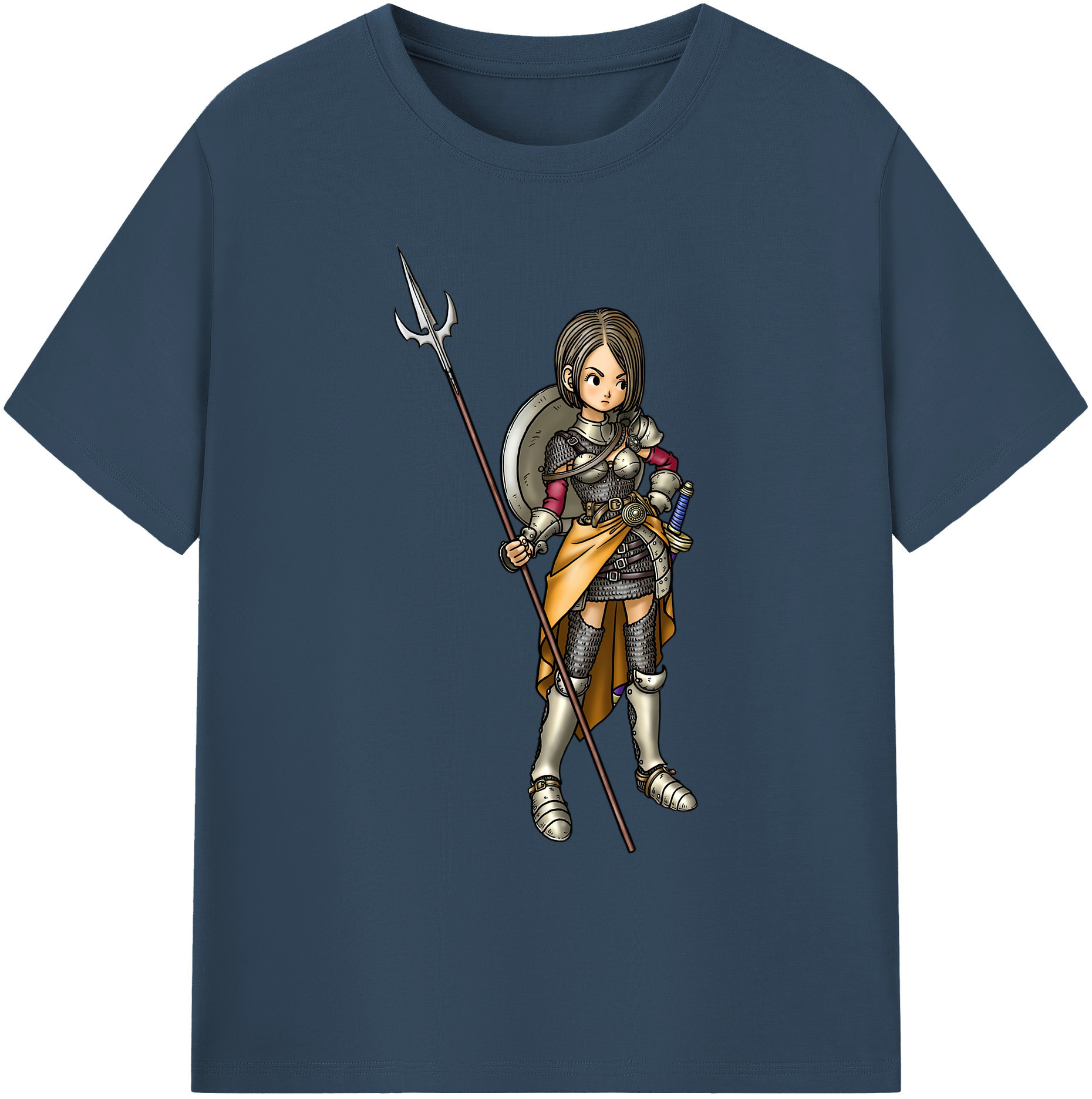 （画像用） ドラゴンクエスト Doragon Kuesuto Dragon Quest 綿100％ メンズ半袖Tシャツ｜肌触りやわらか＆通気性