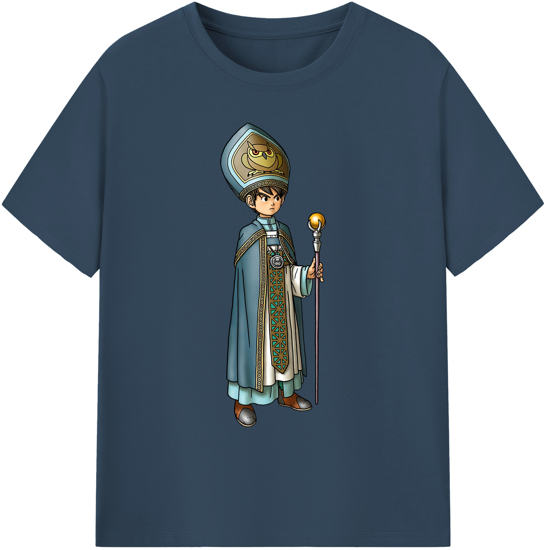 （画像用） ドラゴンクエスト Doragon Kuesuto Dragon Quest 綿100％ メンズ半袖Tシャツ｜肌触りやわらか＆通気性