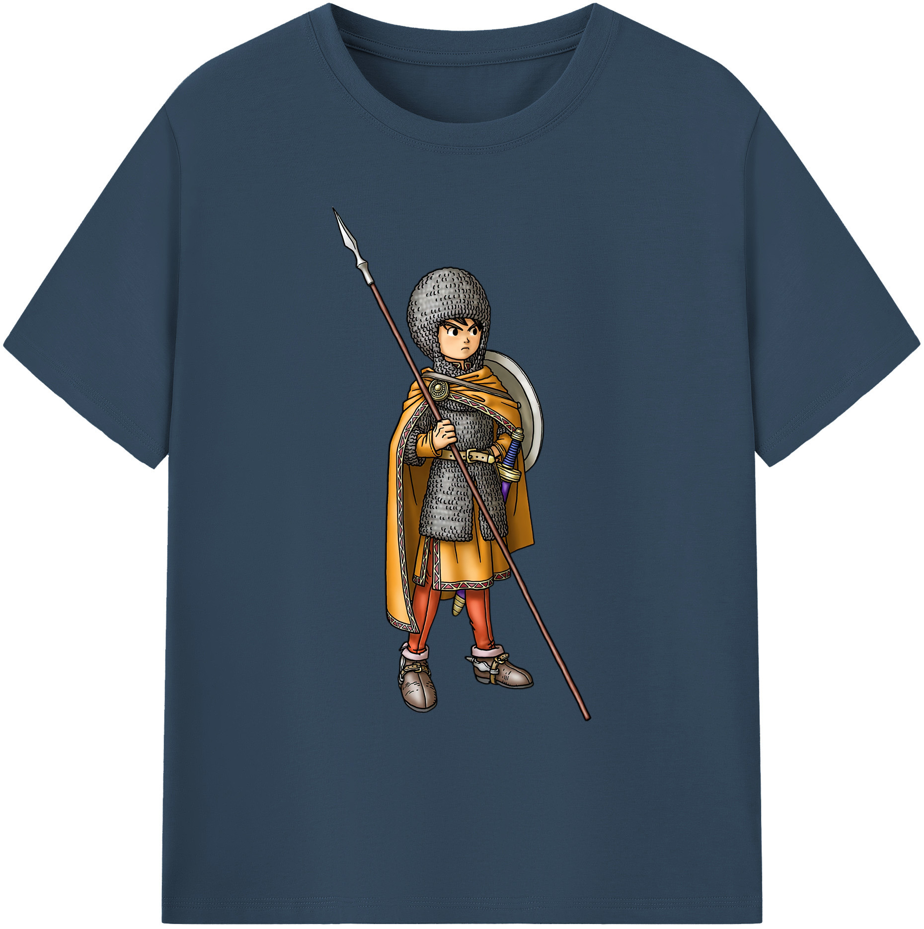 （画像用） ドラゴンクエスト Doragon Kuesuto Dragon Quest 綿100％ メンズ半袖Tシャツ｜肌触りやわらか＆通気性