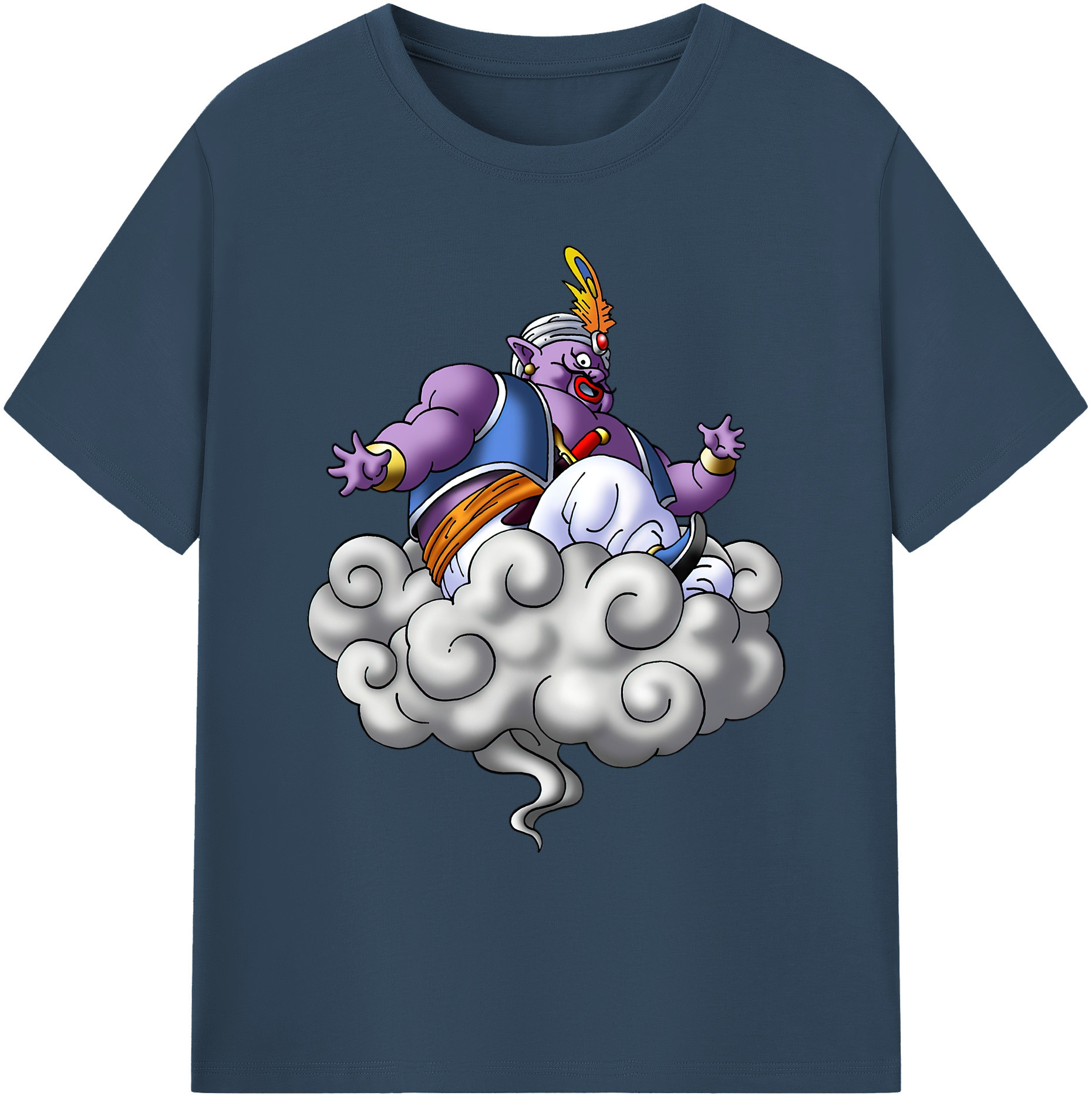 （画像用） ドラゴンクエスト Doragon Kuesuto Dragon Quest 綿100％ メンズ半袖Tシャツ｜肌触りやわらか＆通気性