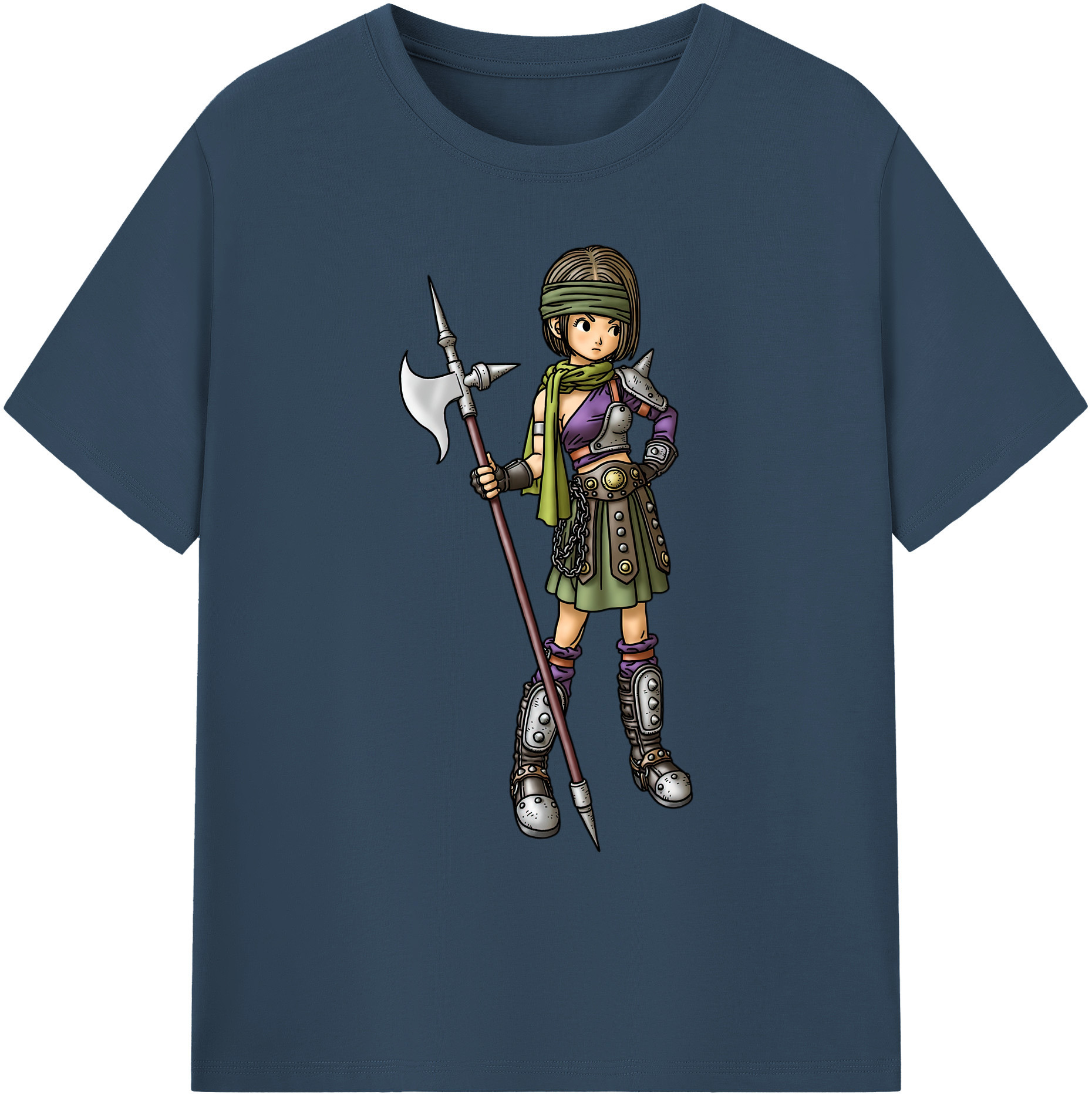 （画像用） ドラゴンクエスト Doragon Kuesuto Dragon Quest 綿100％ メンズ半袖Tシャツ｜肌触りやわらか＆通気性
