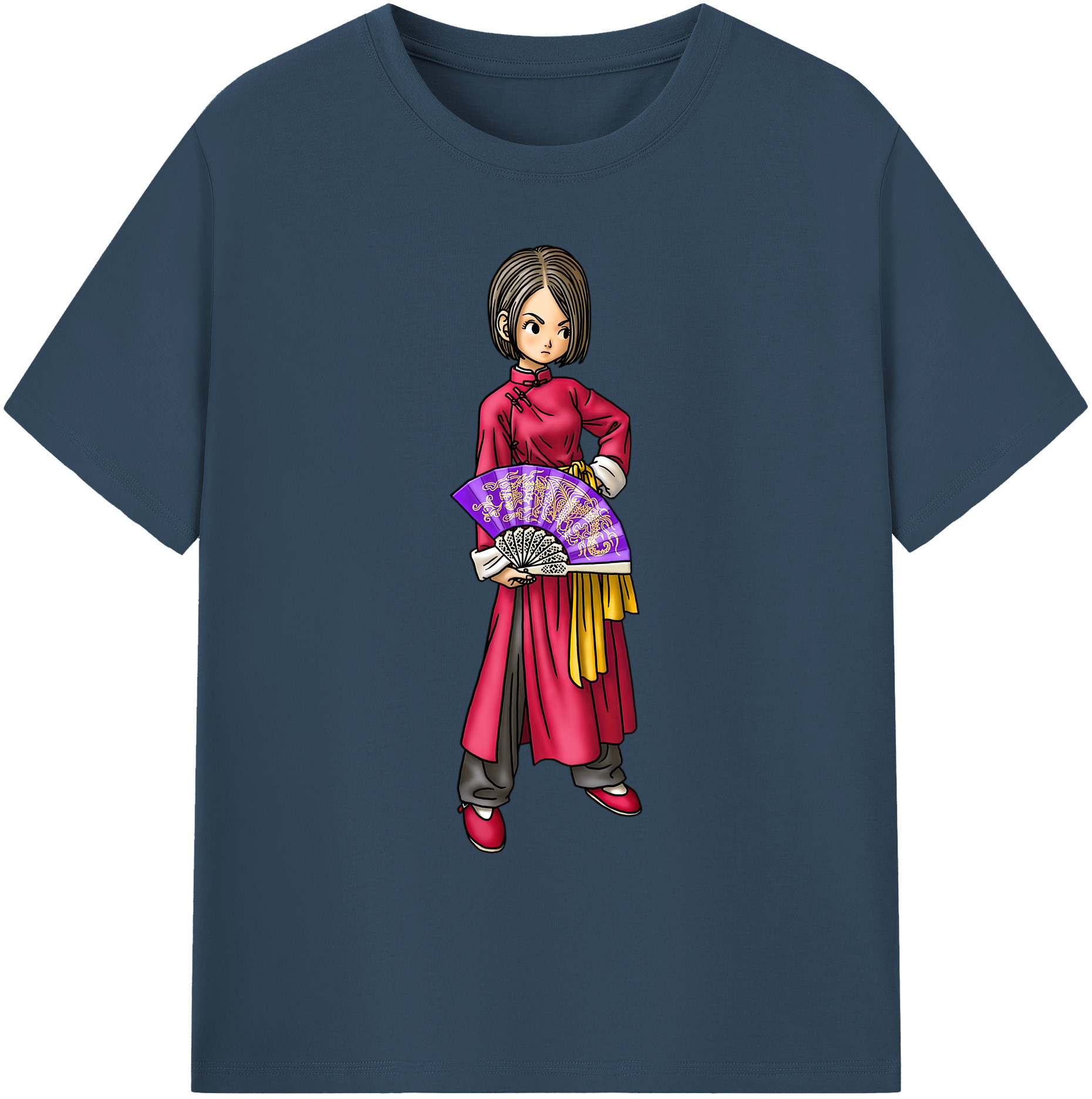 （画像用） ドラゴンクエスト Doragon Kuesuto Dragon Quest 綿100％ メンズ半袖Tシャツ｜肌触りやわらか＆通気性