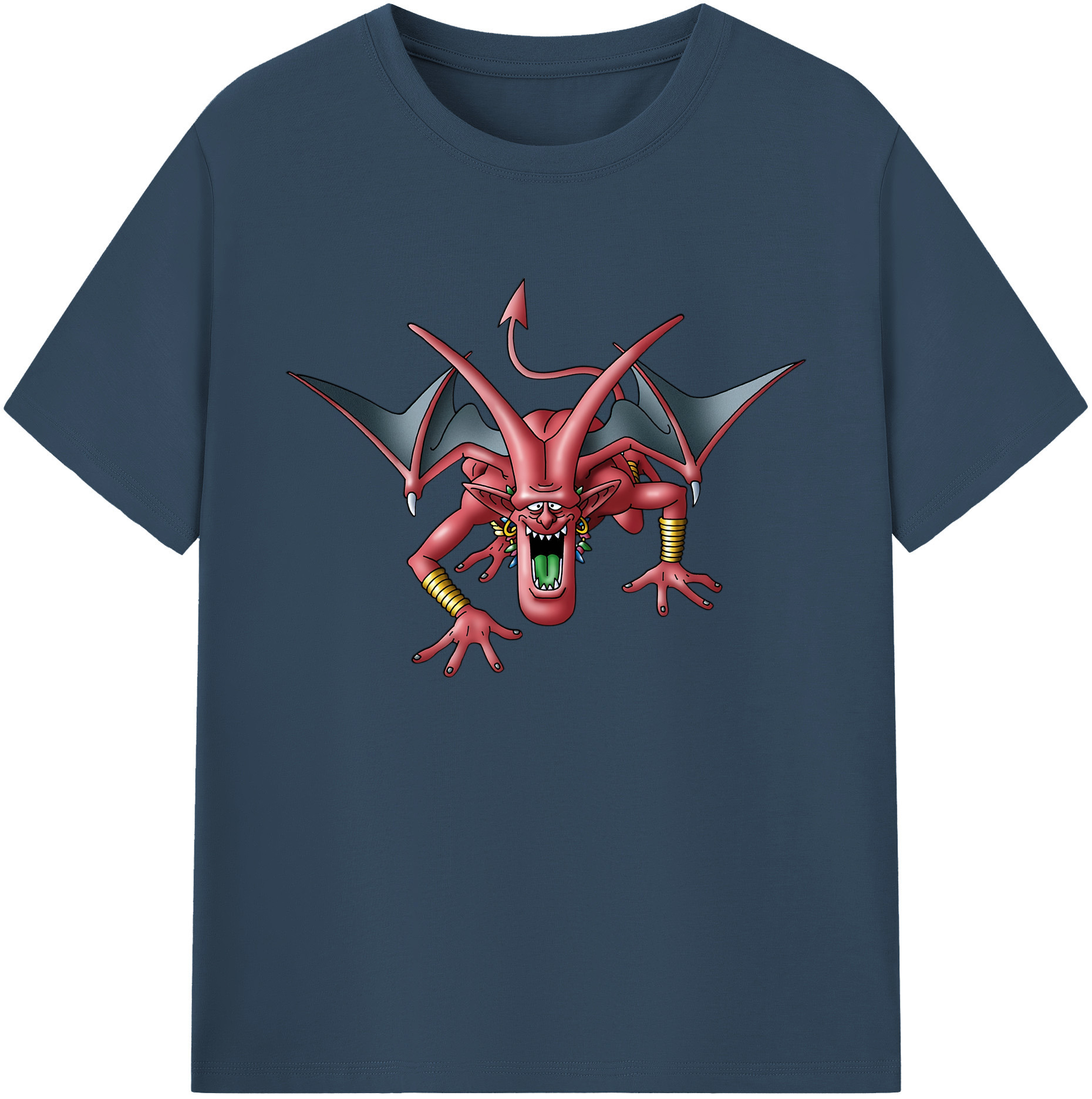 （画像用） ドラゴンクエスト Doragon Kuesuto Dragon Quest 綿100％ メンズ半袖Tシャツ｜肌触りやわらか＆通気性