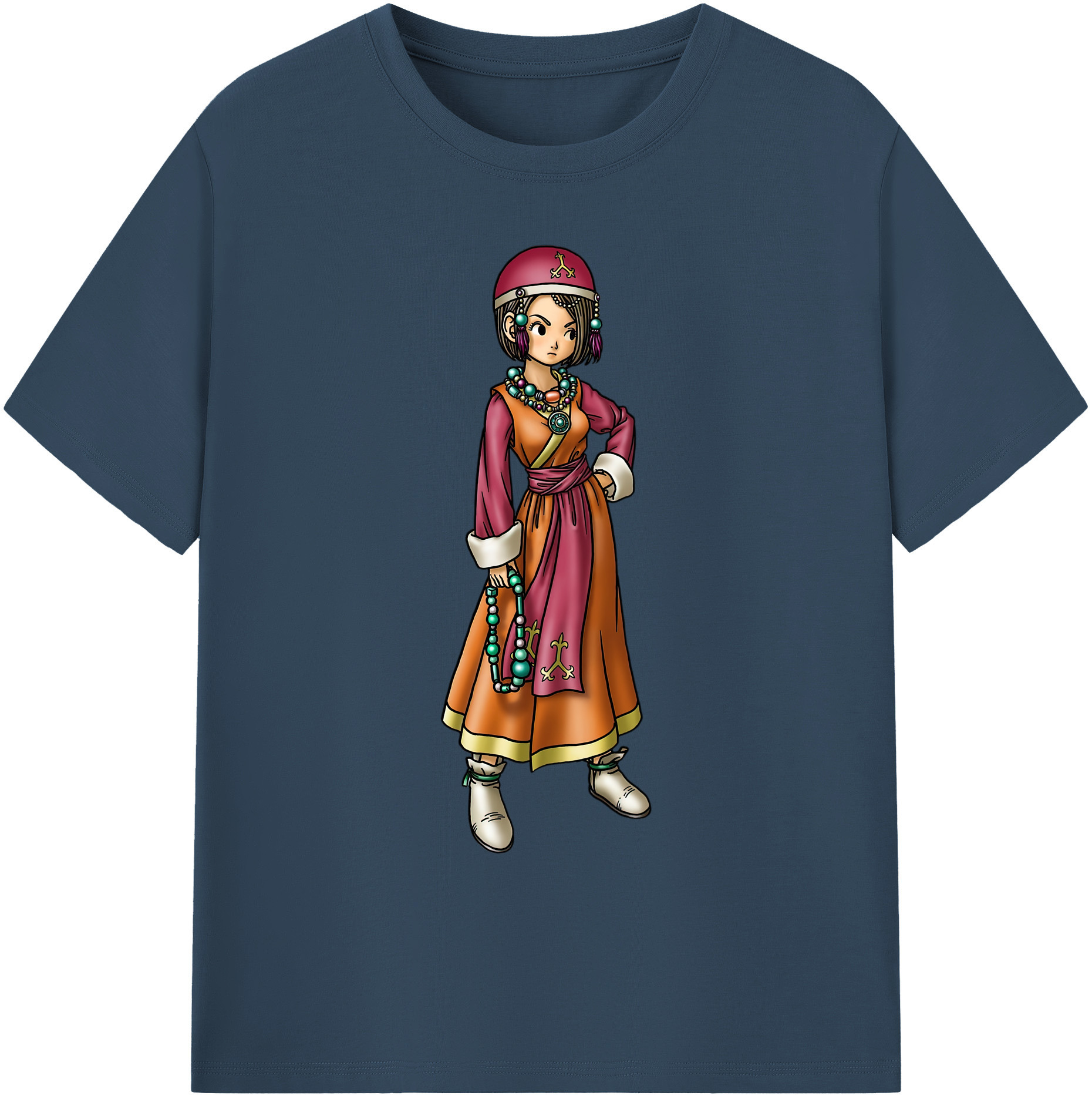 （画像用） ドラゴンクエスト Doragon Kuesuto Dragon Quest 綿100％ メンズ半袖Tシャツ｜肌触りやわらか＆通気性
