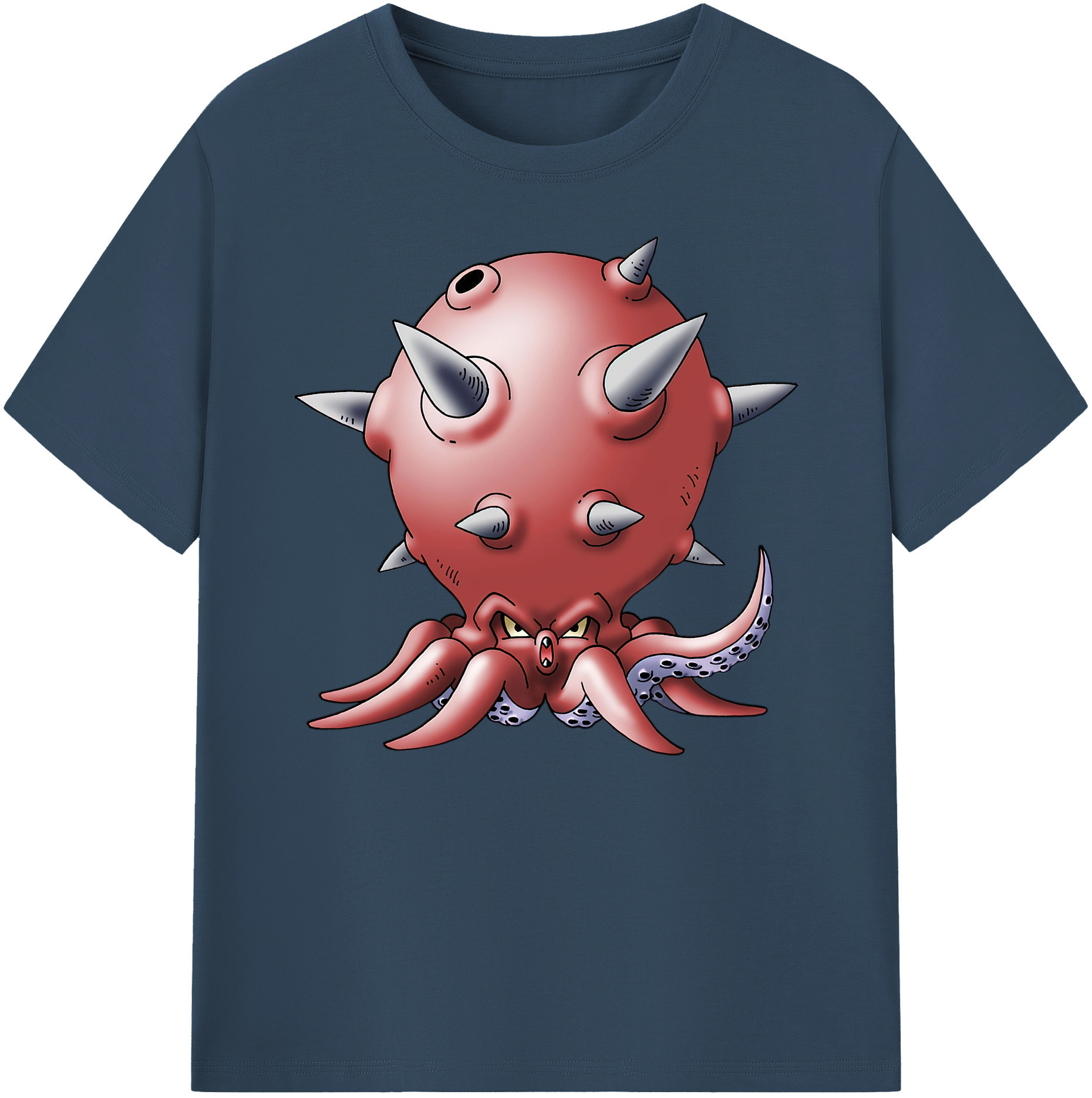 （画像用） ドラゴンクエスト Doragon Kuesuto Dragon Quest 綿100％ メンズ半袖Tシャツ｜肌触りやわらか＆通気性