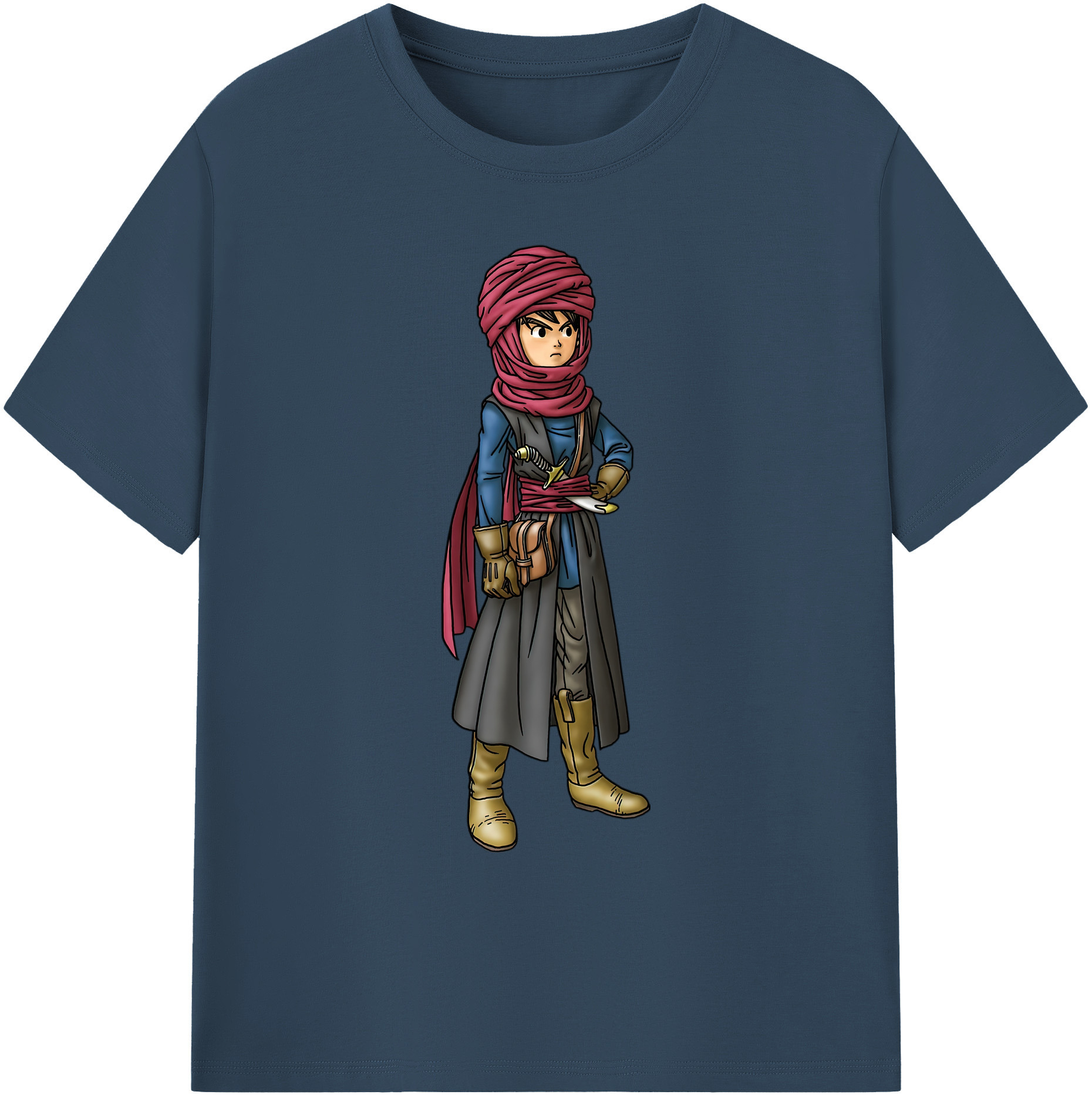 （画像用） ドラゴンクエスト Doragon Kuesuto Dragon Quest 綿100％ メンズ半袖Tシャツ｜肌触りやわらか＆通気性