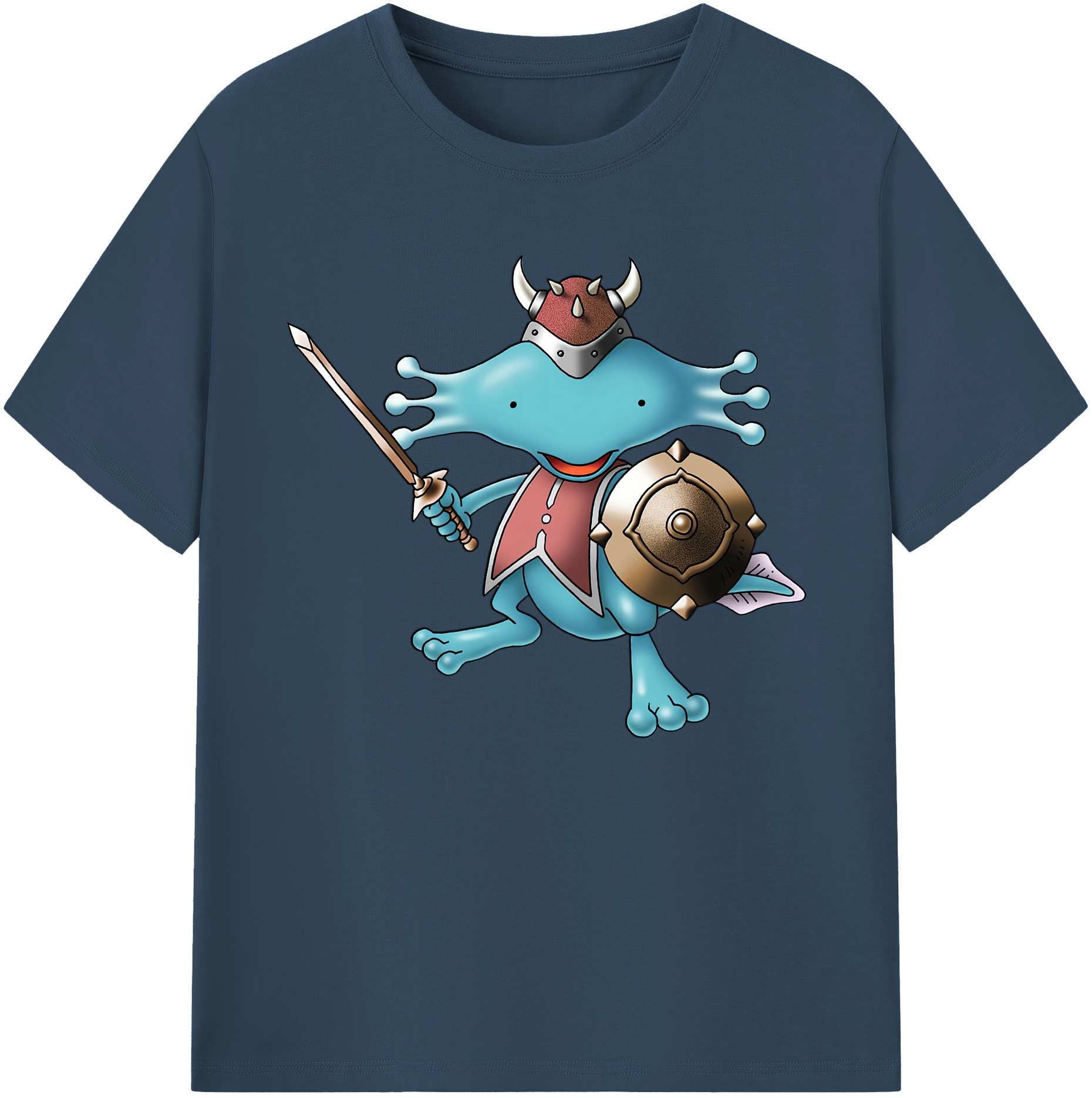 （画像用） ドラゴンクエスト Doragon Kuesuto Dragon Quest 綿100％ メンズ半袖Tシャツ｜肌触りやわらか＆通気性